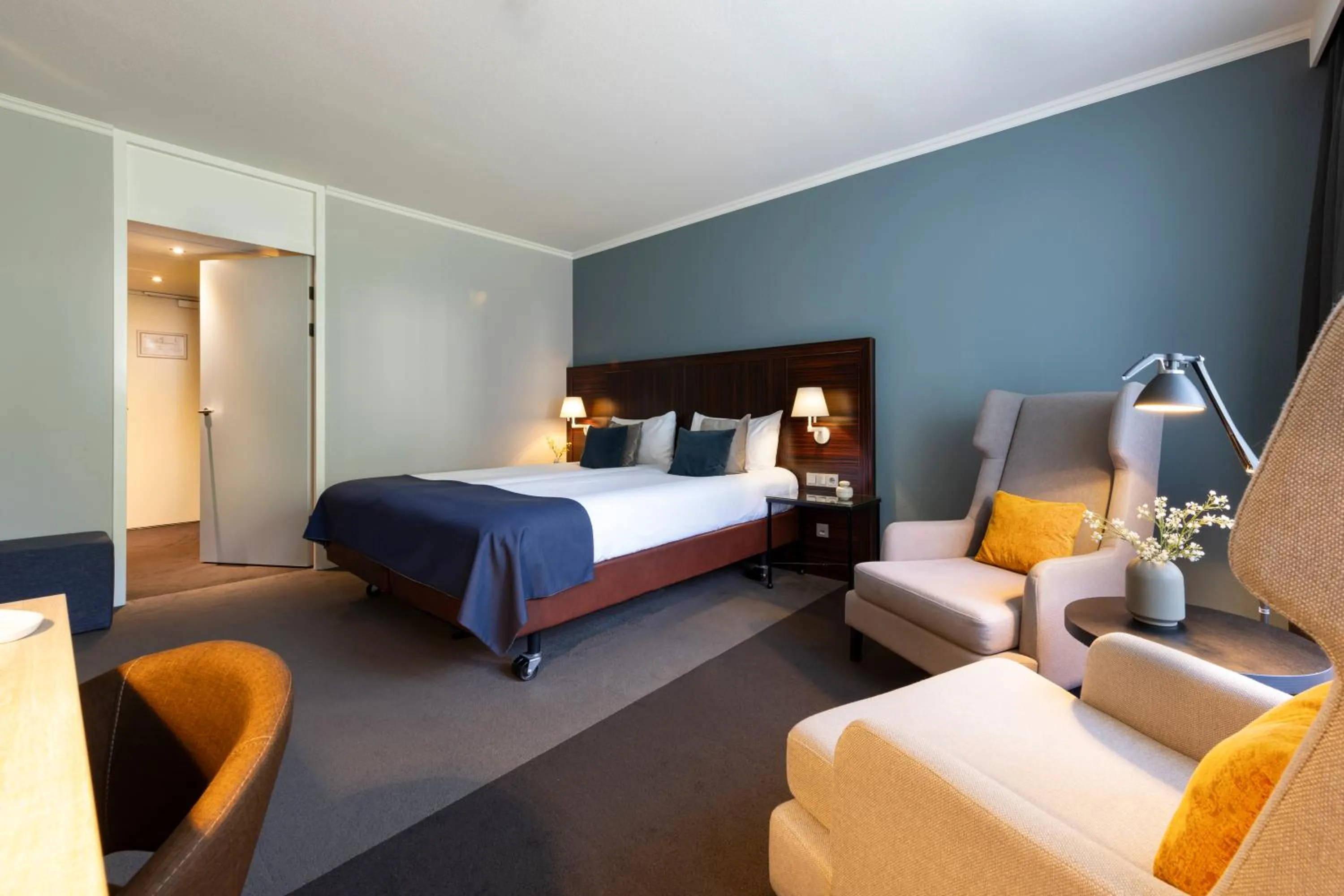 Bed in Bilderberg Kasteel Vaalsbroek