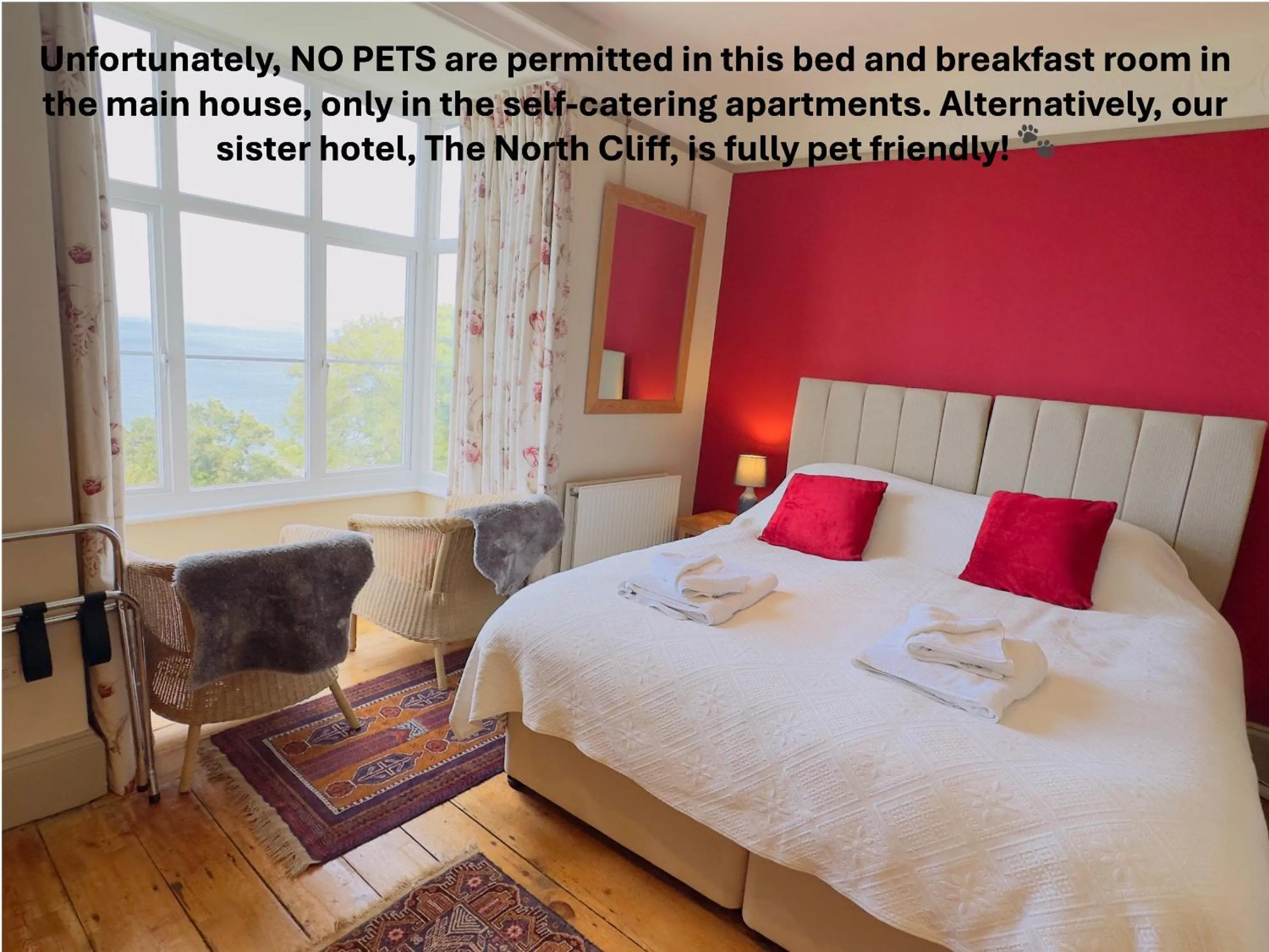 Bedroom, Bed in North Walk House