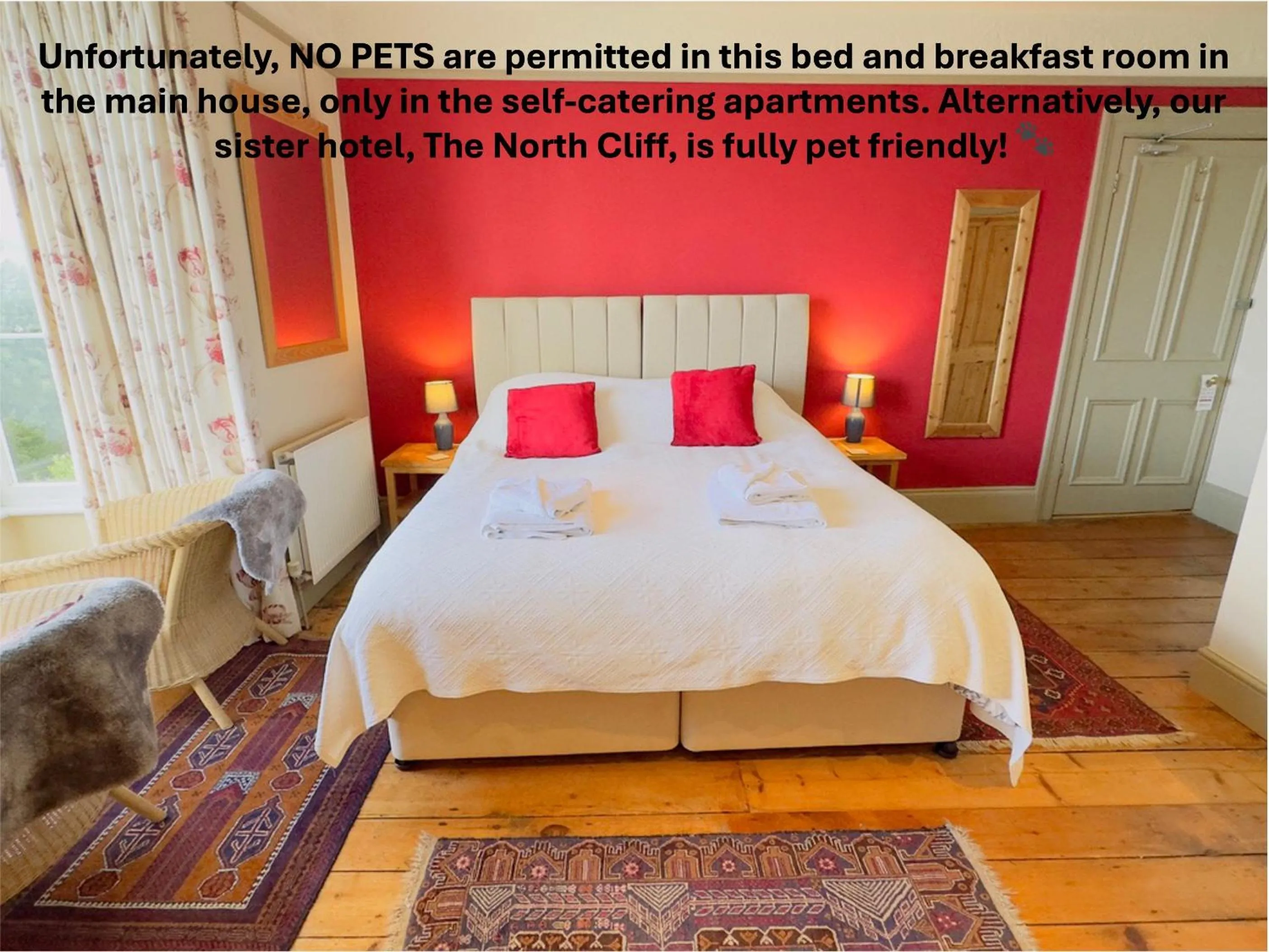 Bedroom, Bed in North Walk House