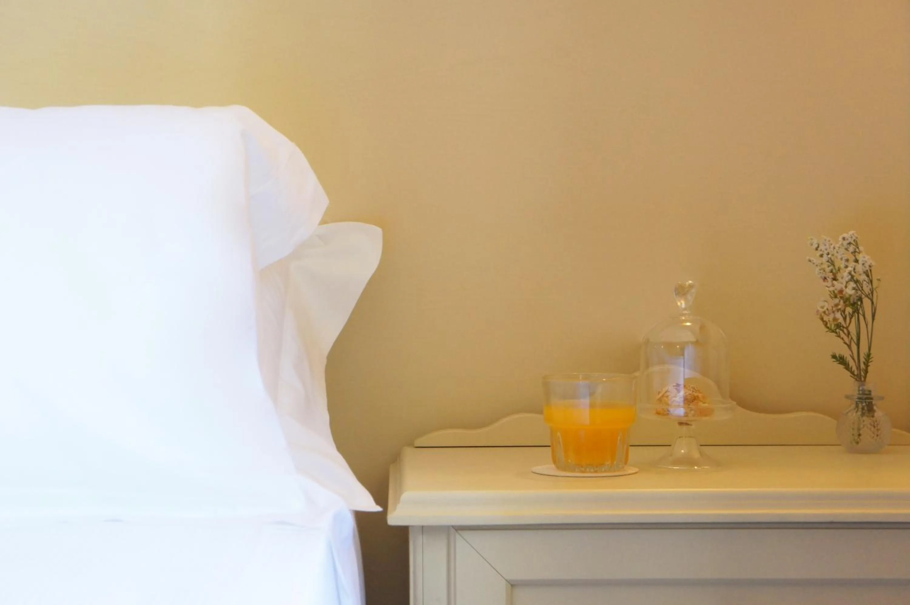 Decorative detail, Bed in Hotel le Muse