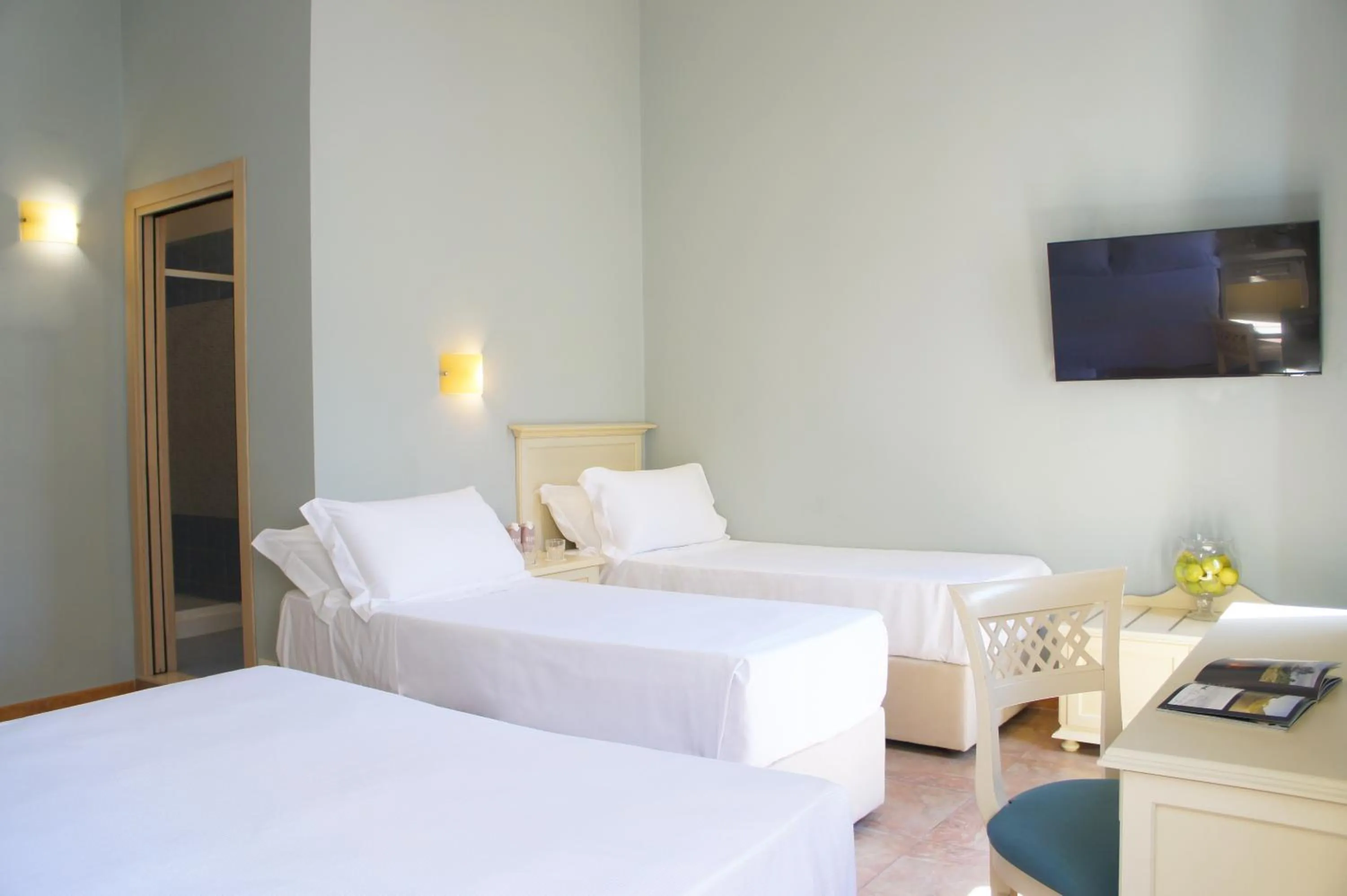 Bed in Hotel le Muse