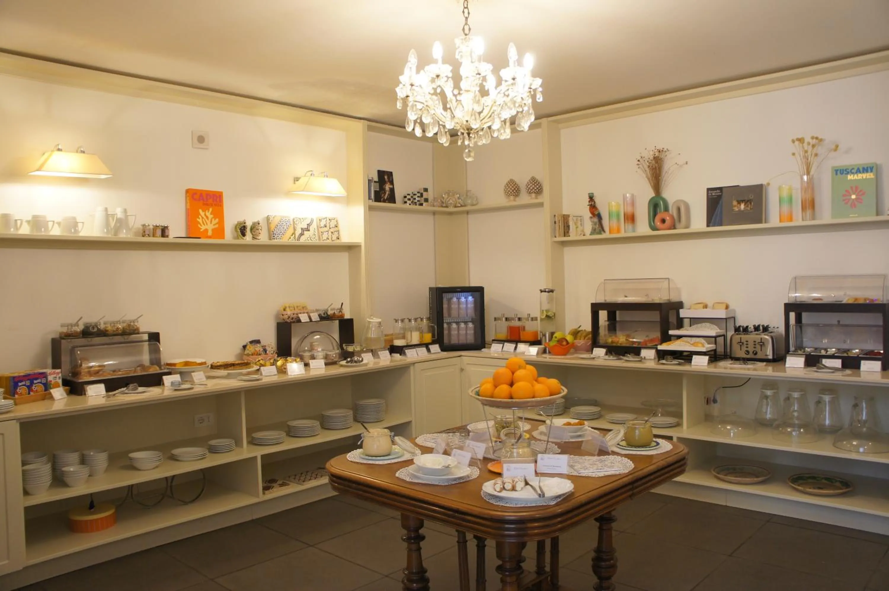 Food and drinks in Hotel le Muse