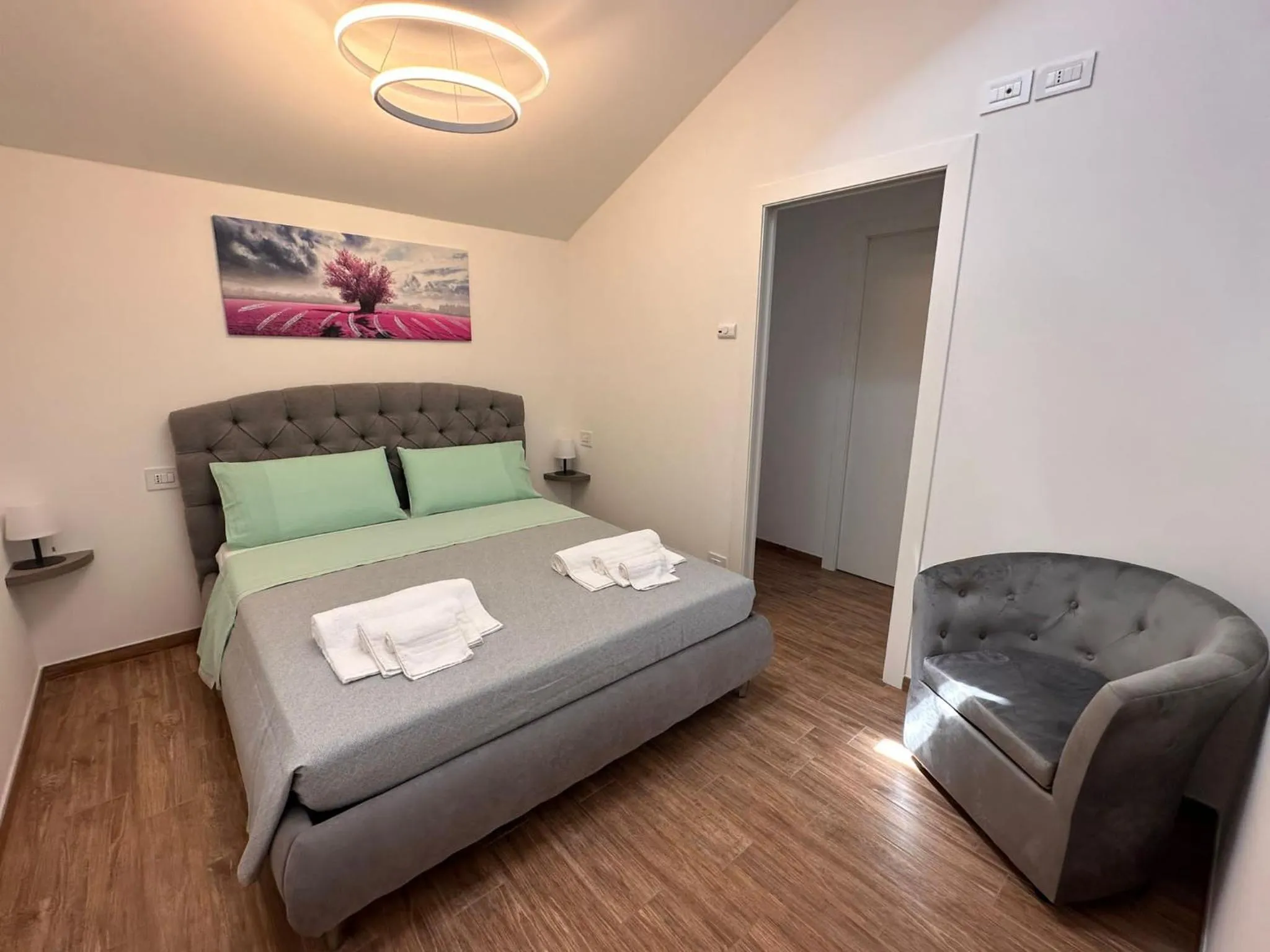 Bed in B&B La Fortezza