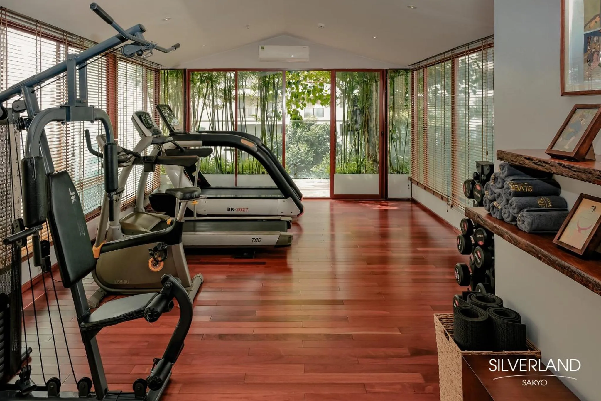 Fitness centre/facilities in Silverland Sakyo Hotel