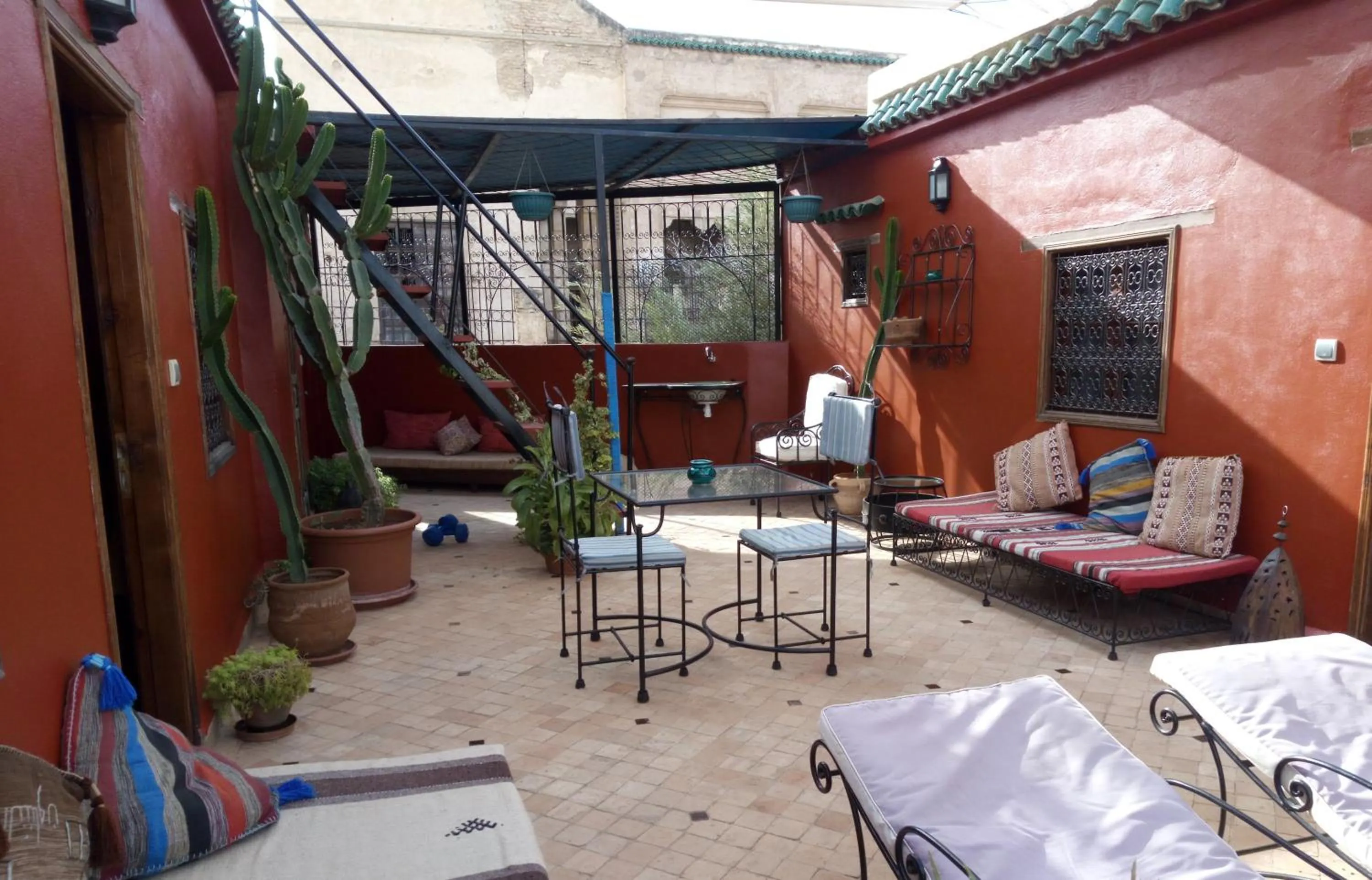 Balcony/Terrace in Riad Letchina