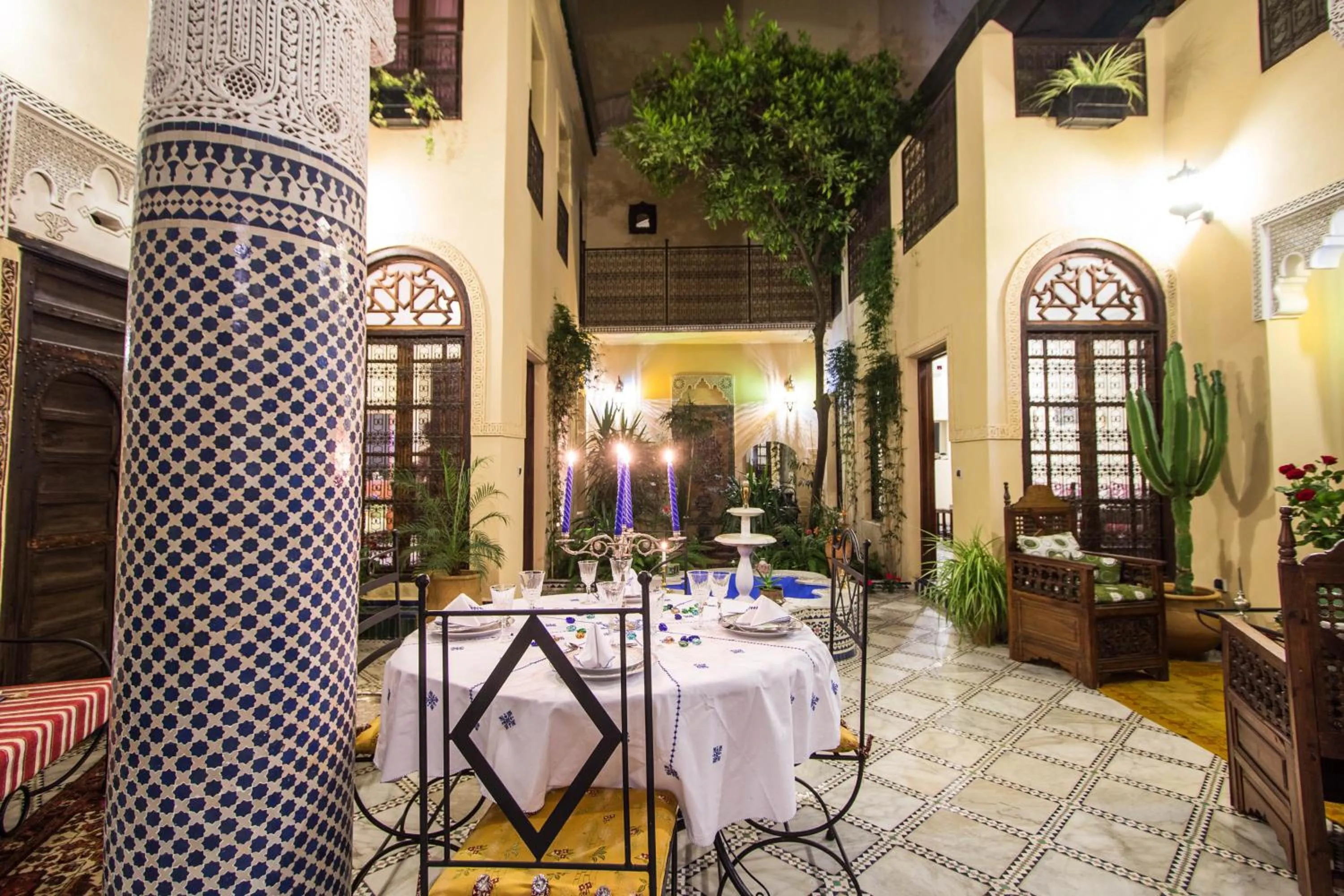 Patio in Riad Letchina