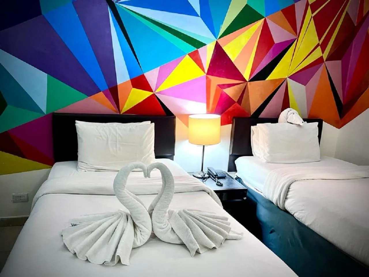 Decorative detail, Bed in Art Hotel Downtown