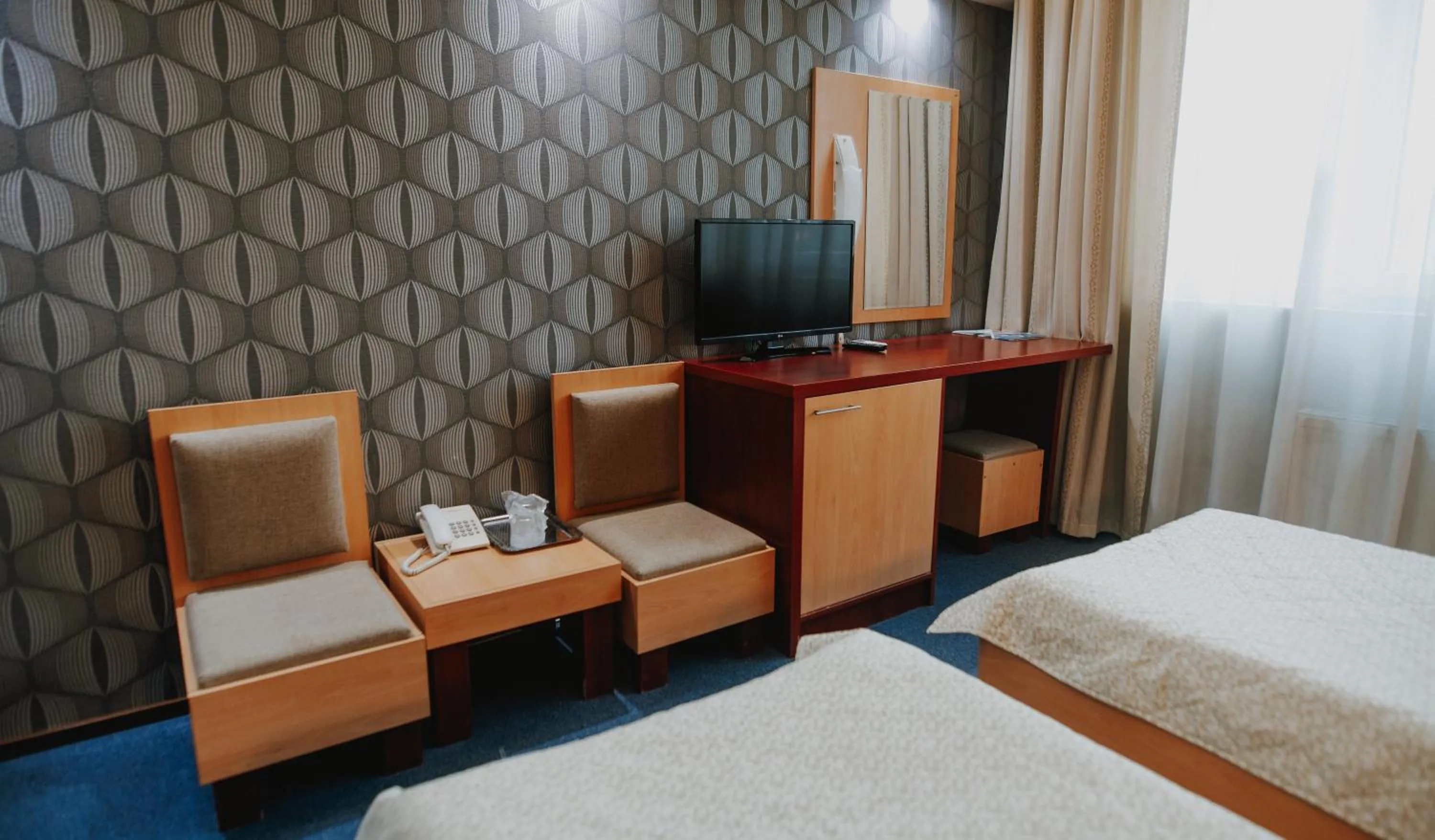 Bed in Hotel Concrete