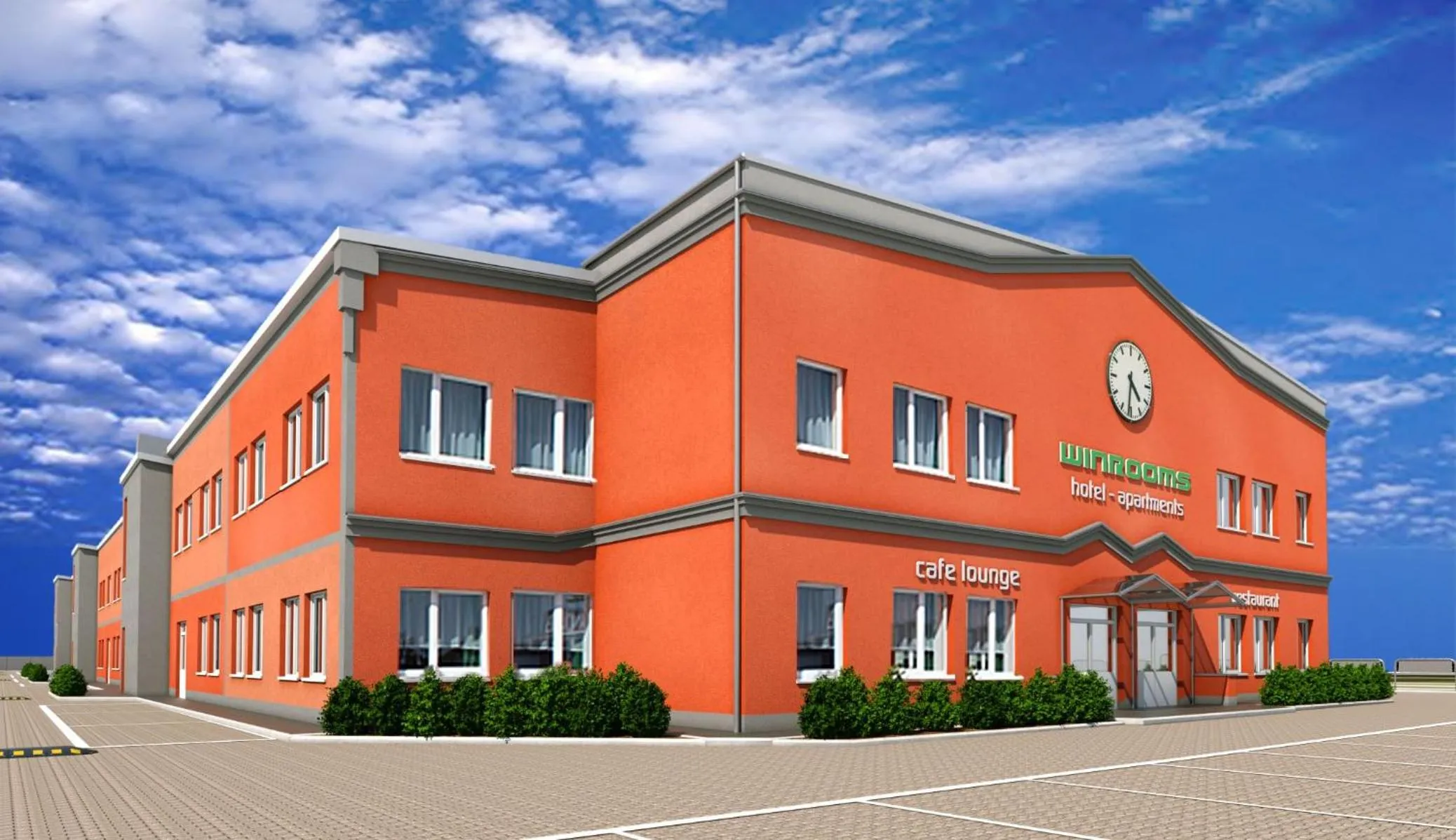 Facade/entrance in WinRooms "hotel&apartments"