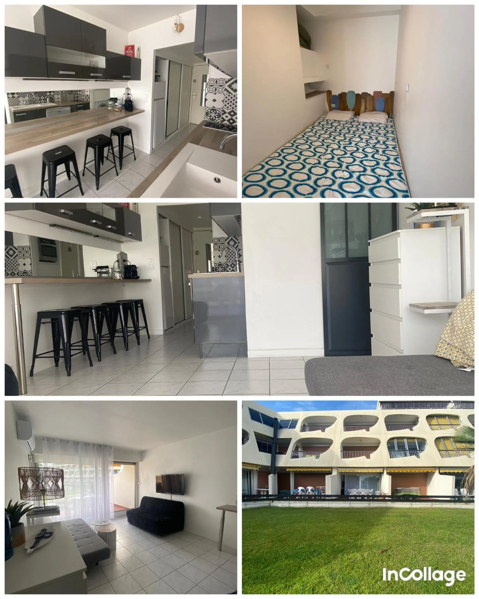 Studio 1 ère ligne Port Camargue avec piscine