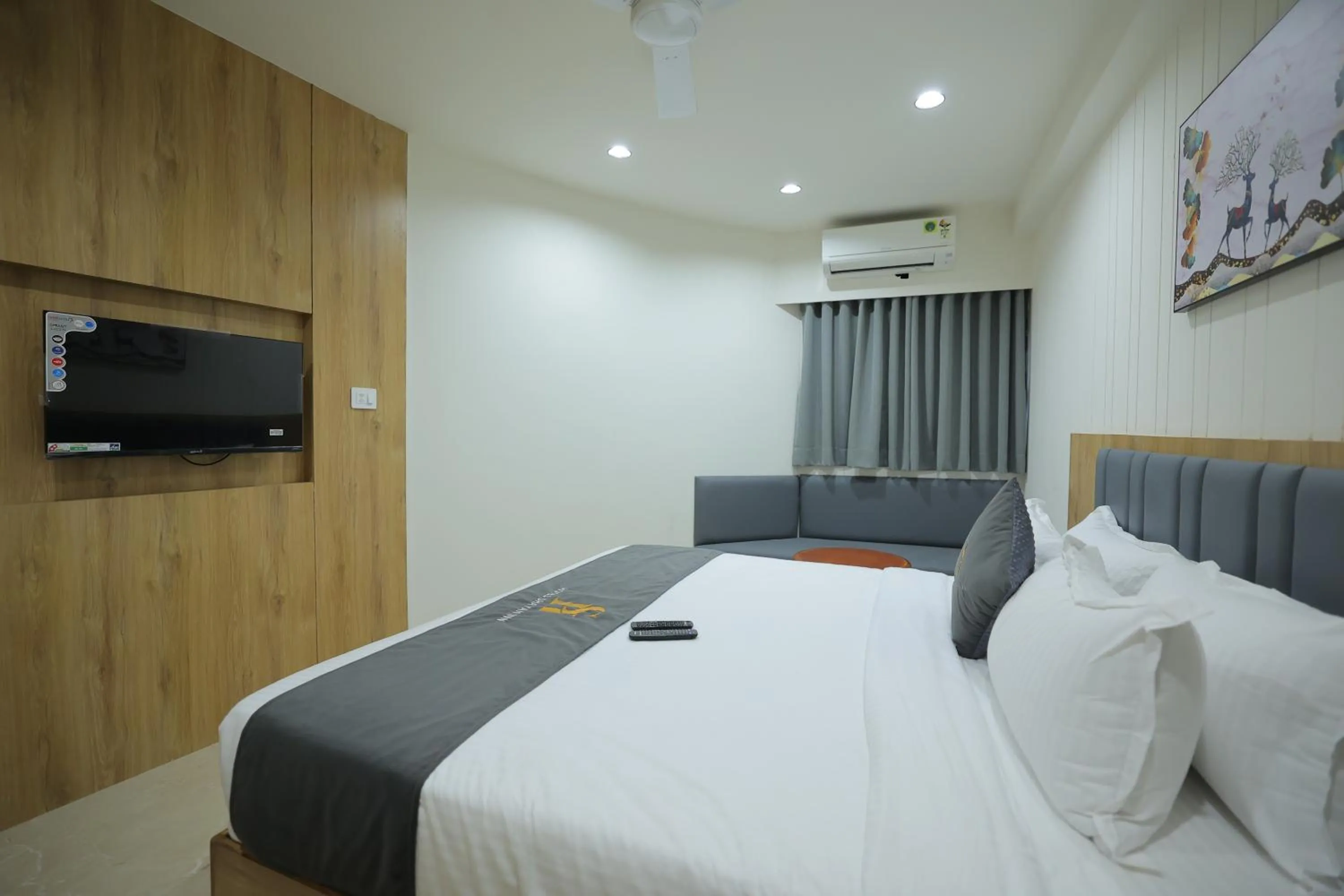 Communal lounge/ TV room in Hotel Shayan Inn