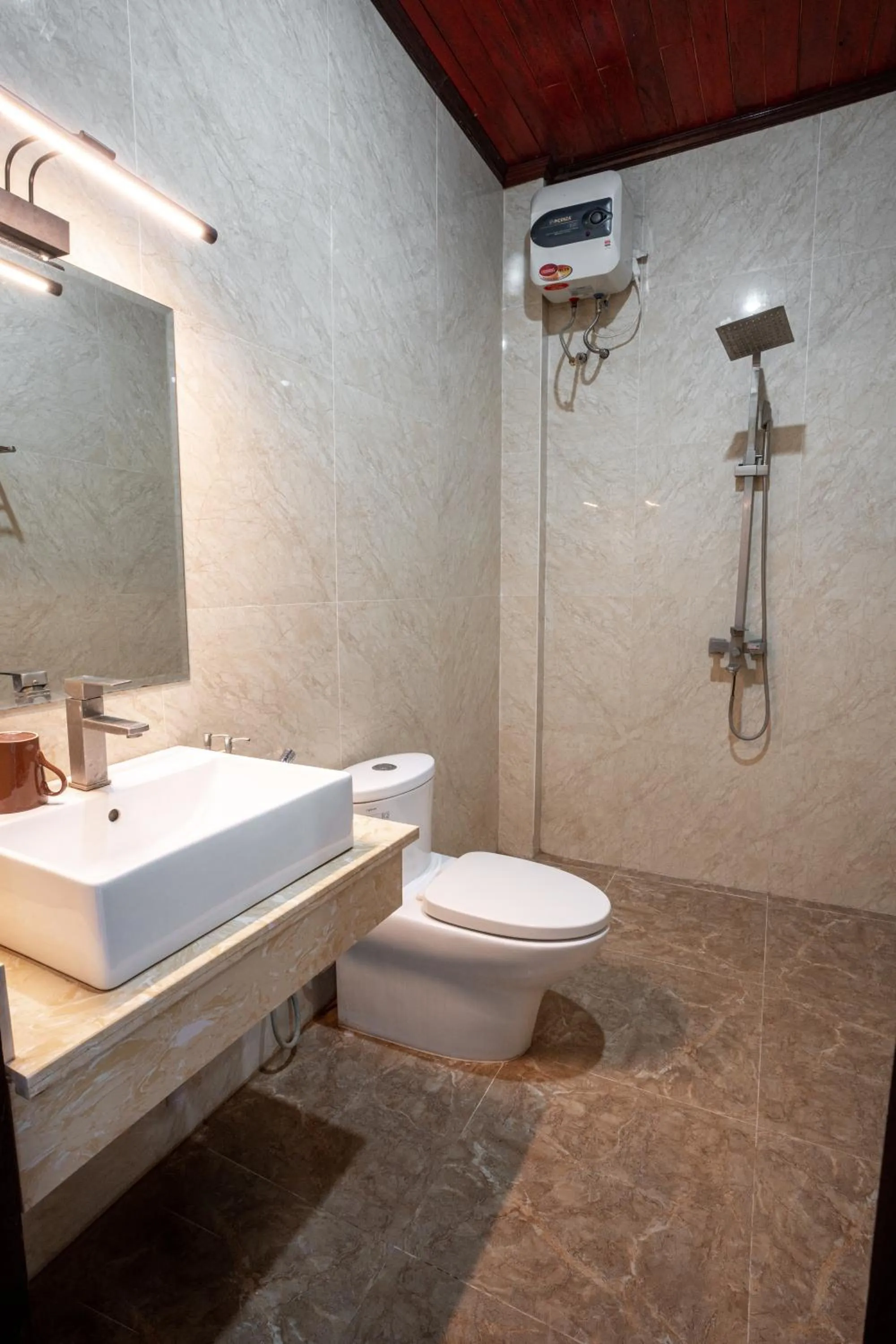 Shower in Garden Resort