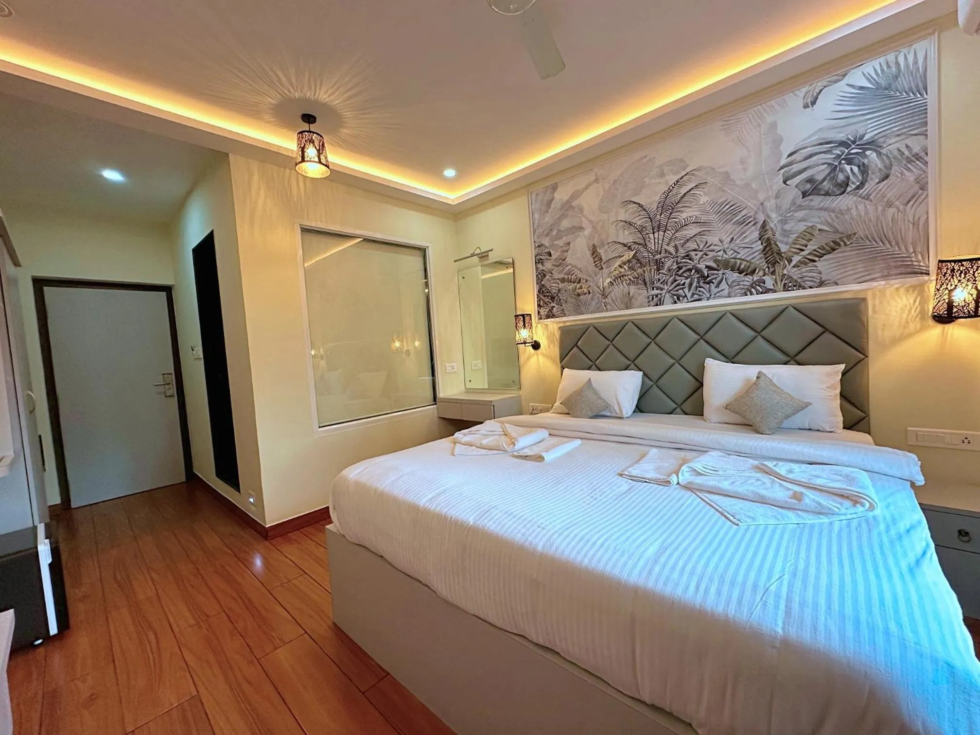 Bed in La baga Beach Hotel