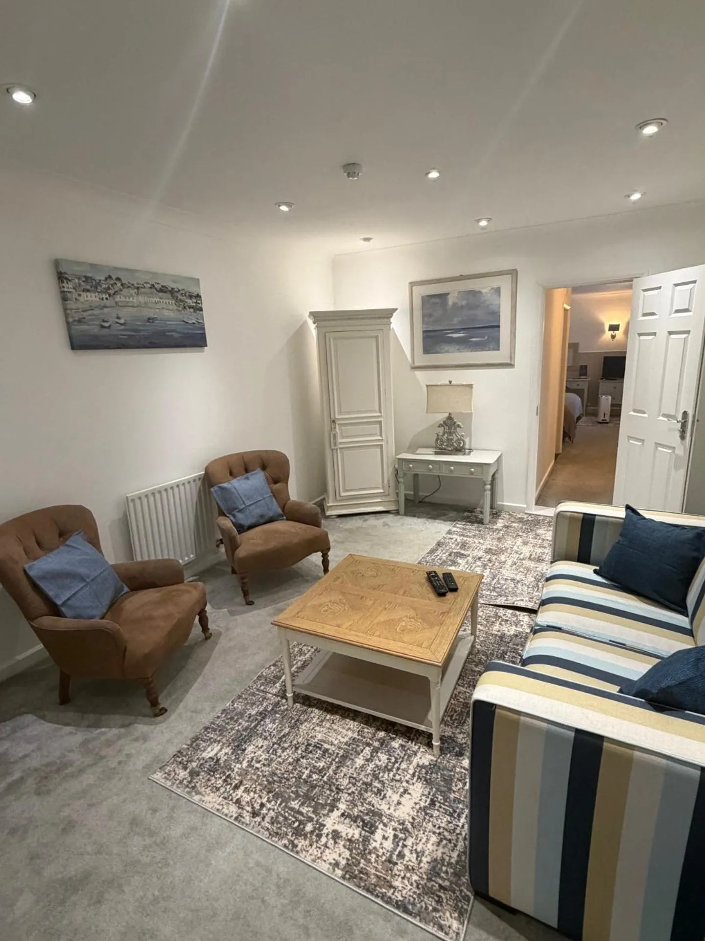 Living room in Lugger Hotel ‘A Bespoke Hotel’