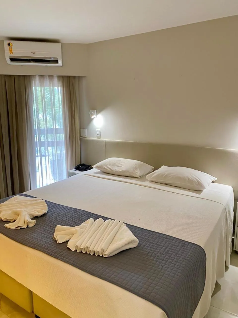 Bed in Jatiuca Suítes Resort FLAT