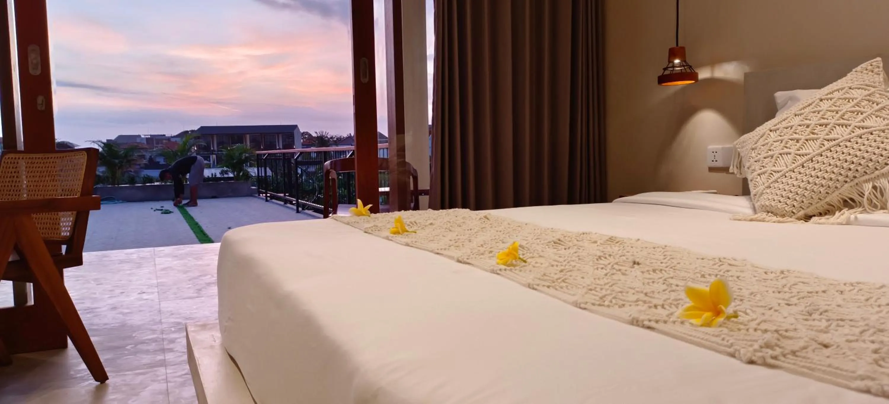 Bed in FULLMOON CANGGU Nelayan