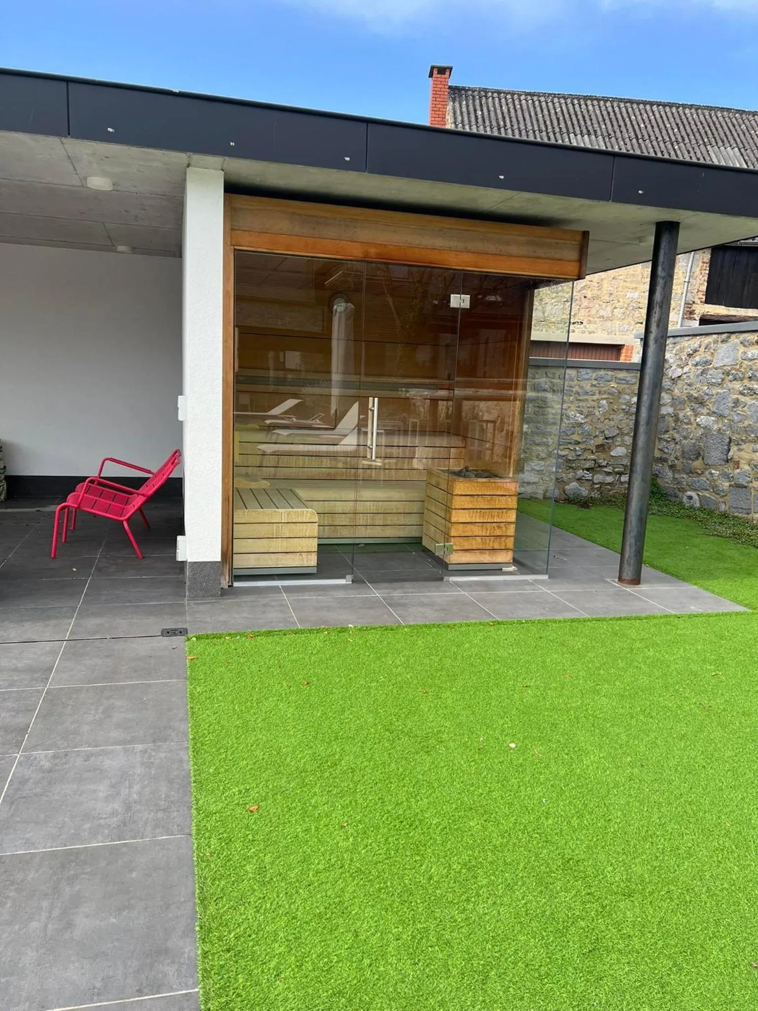 Sauna in Le Presbytère de Sautour