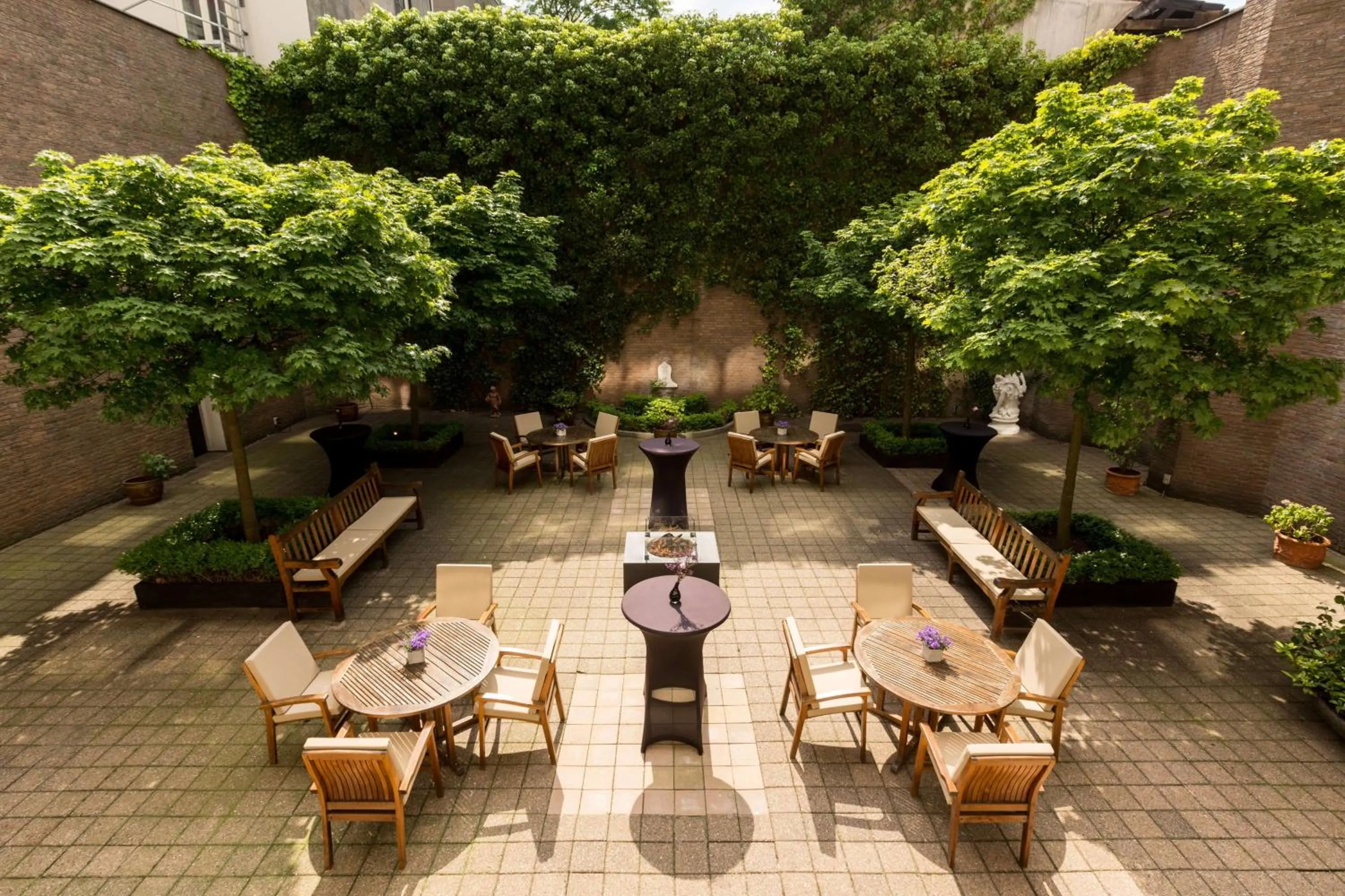 Patio in NH Amsterdam Leidseplein