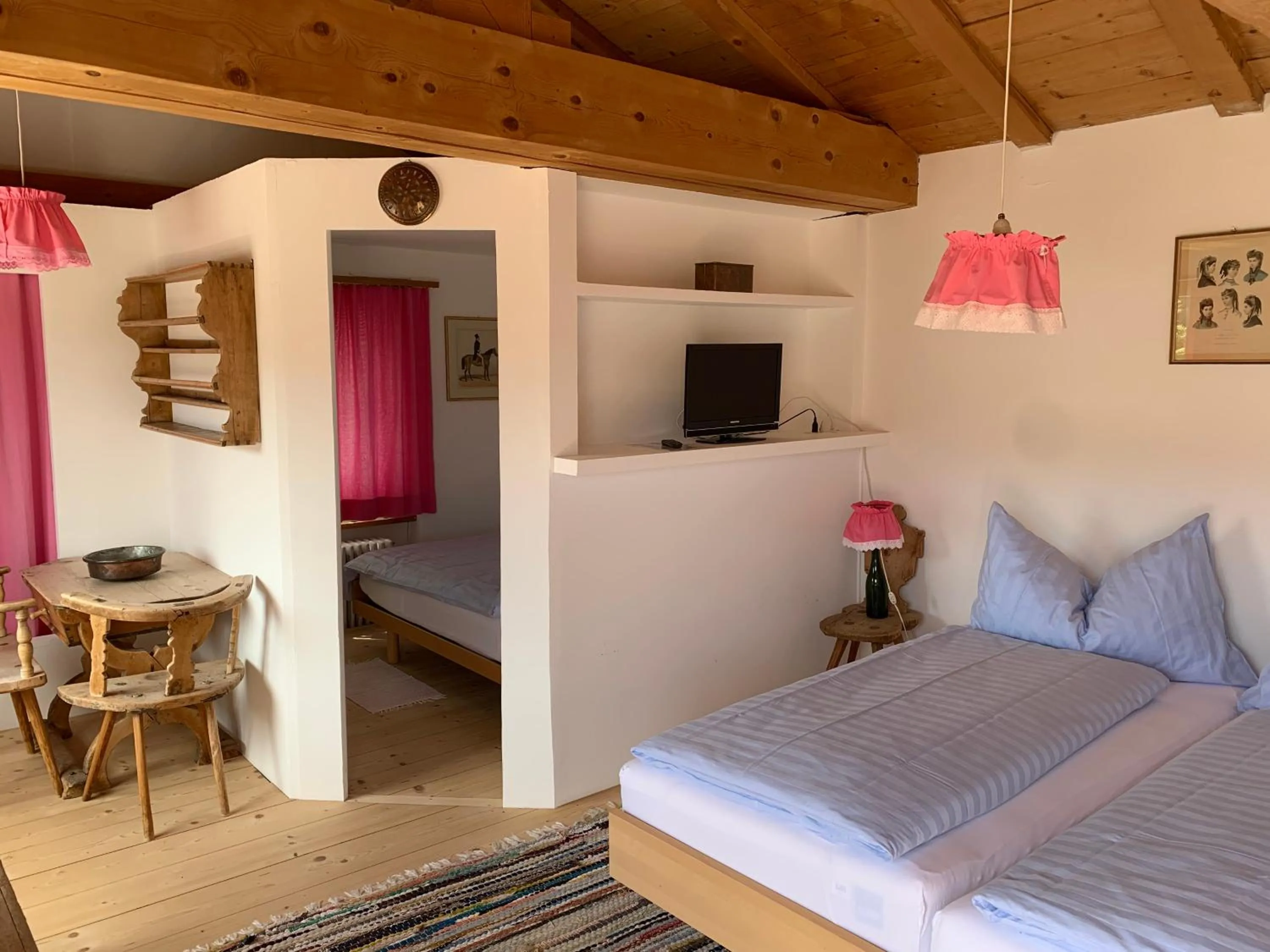 Photo of the whole room, Bed in Hotel Haus am Waldrand