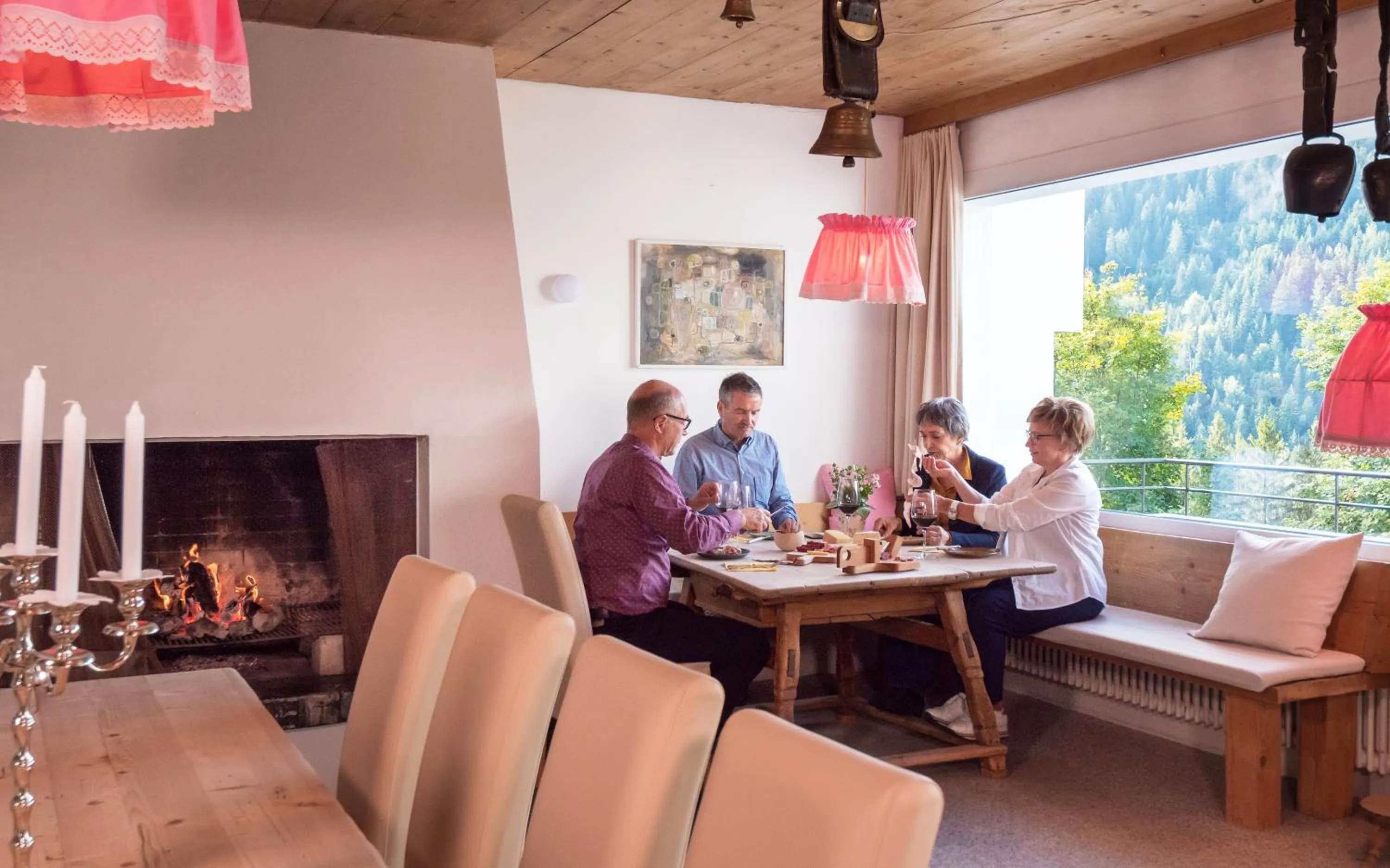 Lounge or bar in Hotel Haus am Waldrand