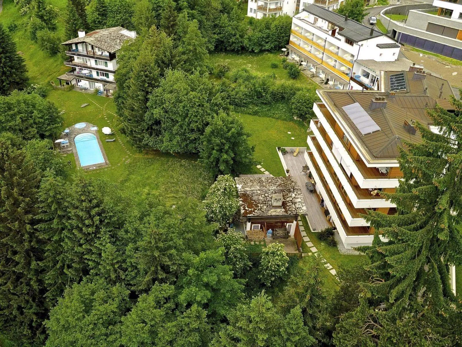 Bird's eye view in Hotel Haus am Waldrand