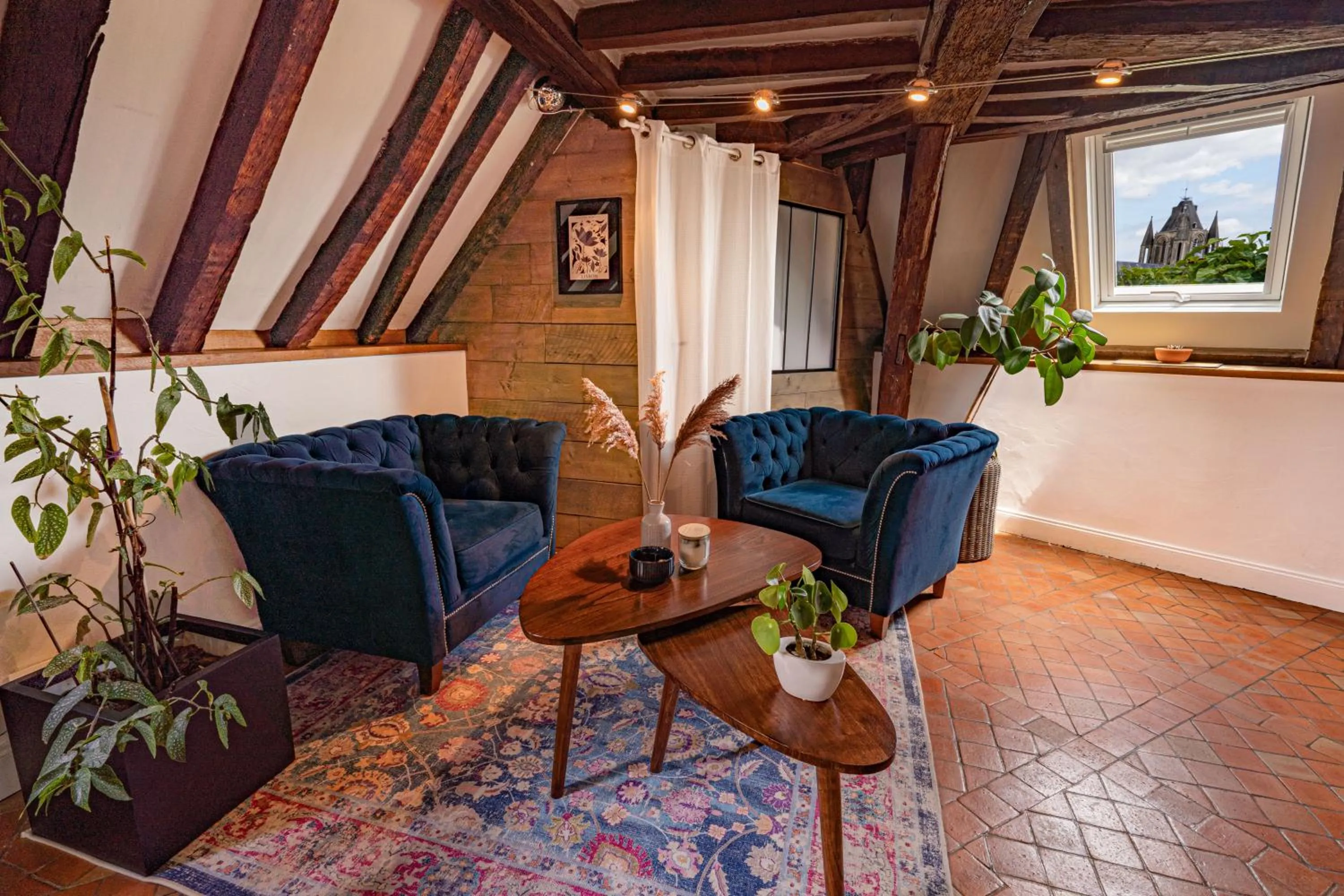 Living room in Suite Toussaint - Calme & Authentique