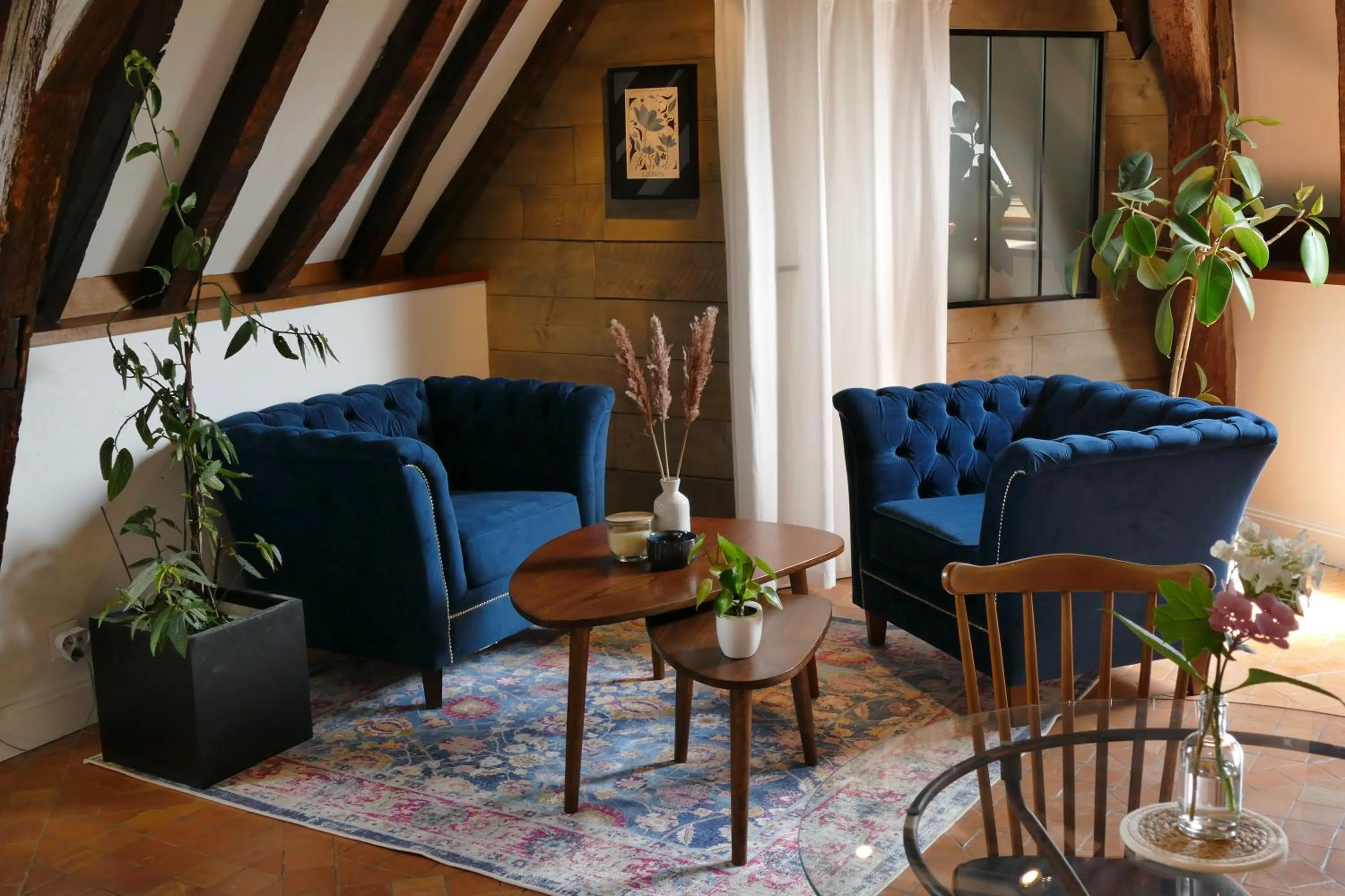 Living room in Suite Toussaint - Calme & Authentique