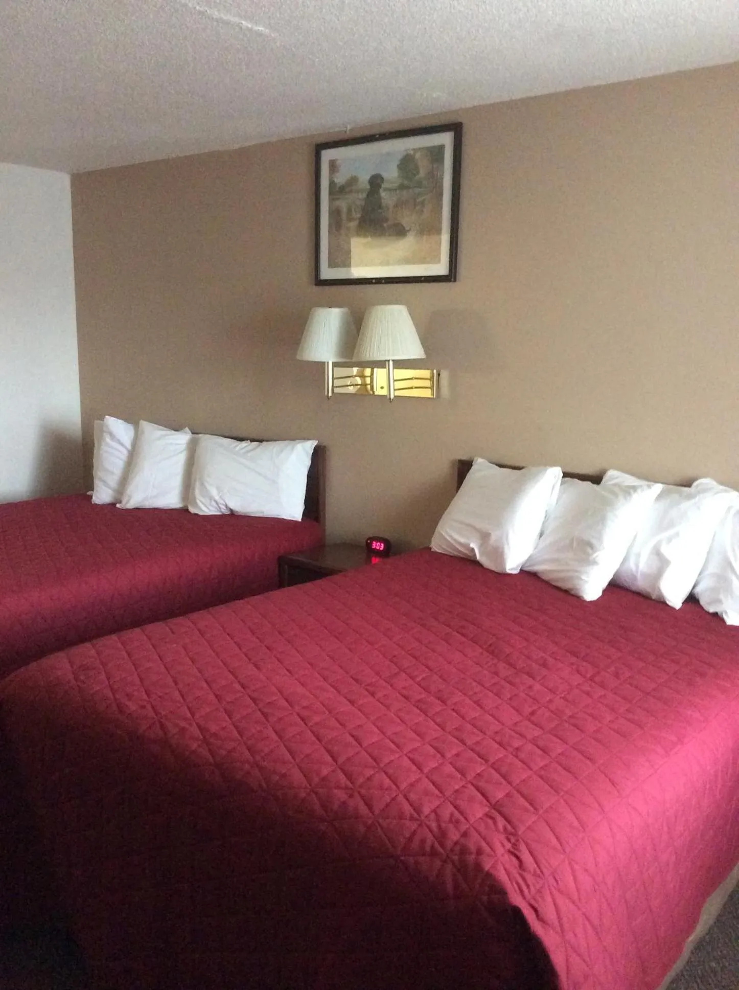 Bed in Sports Club Motel