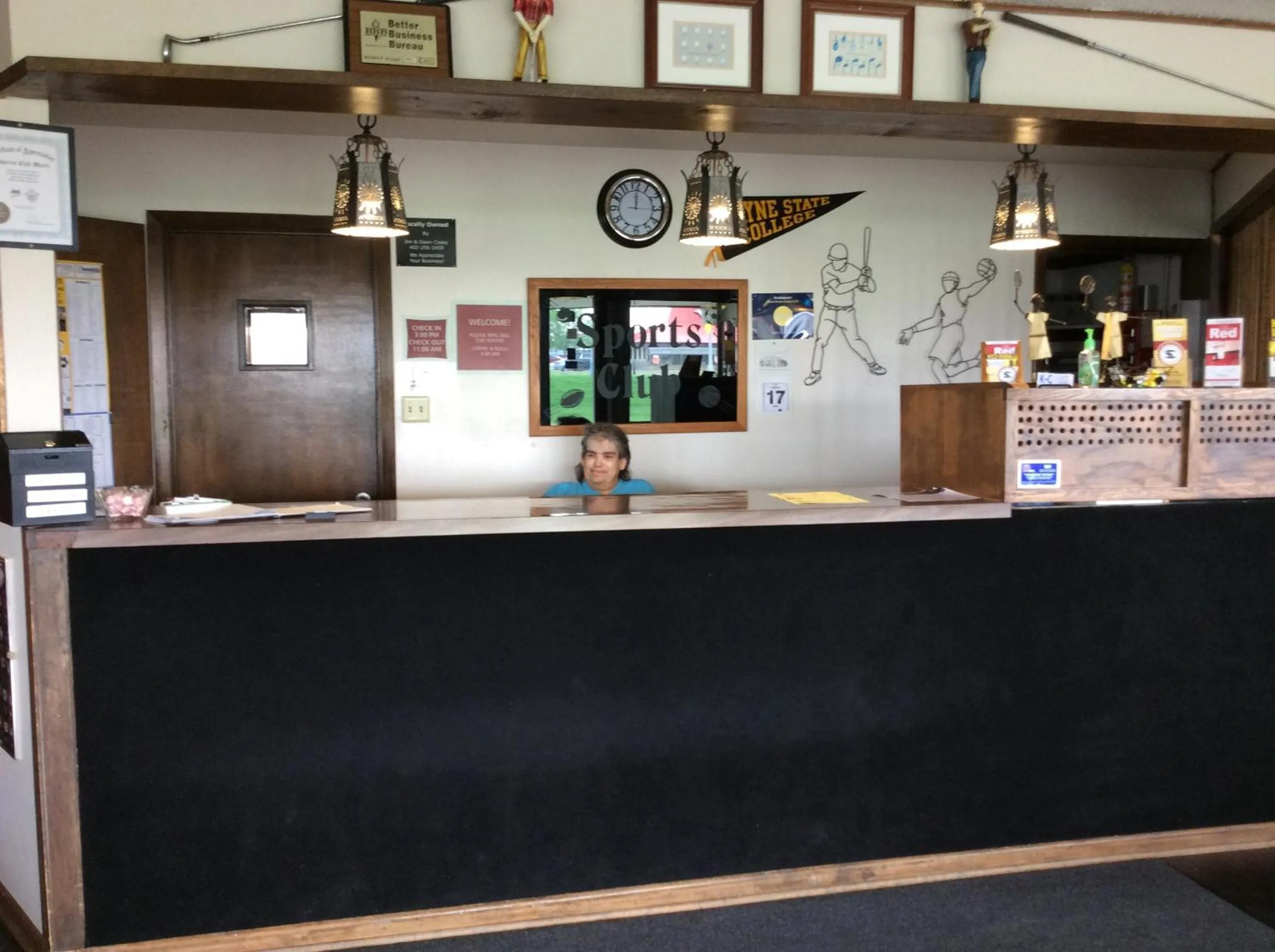 Lobby or reception in Sports Club Motel