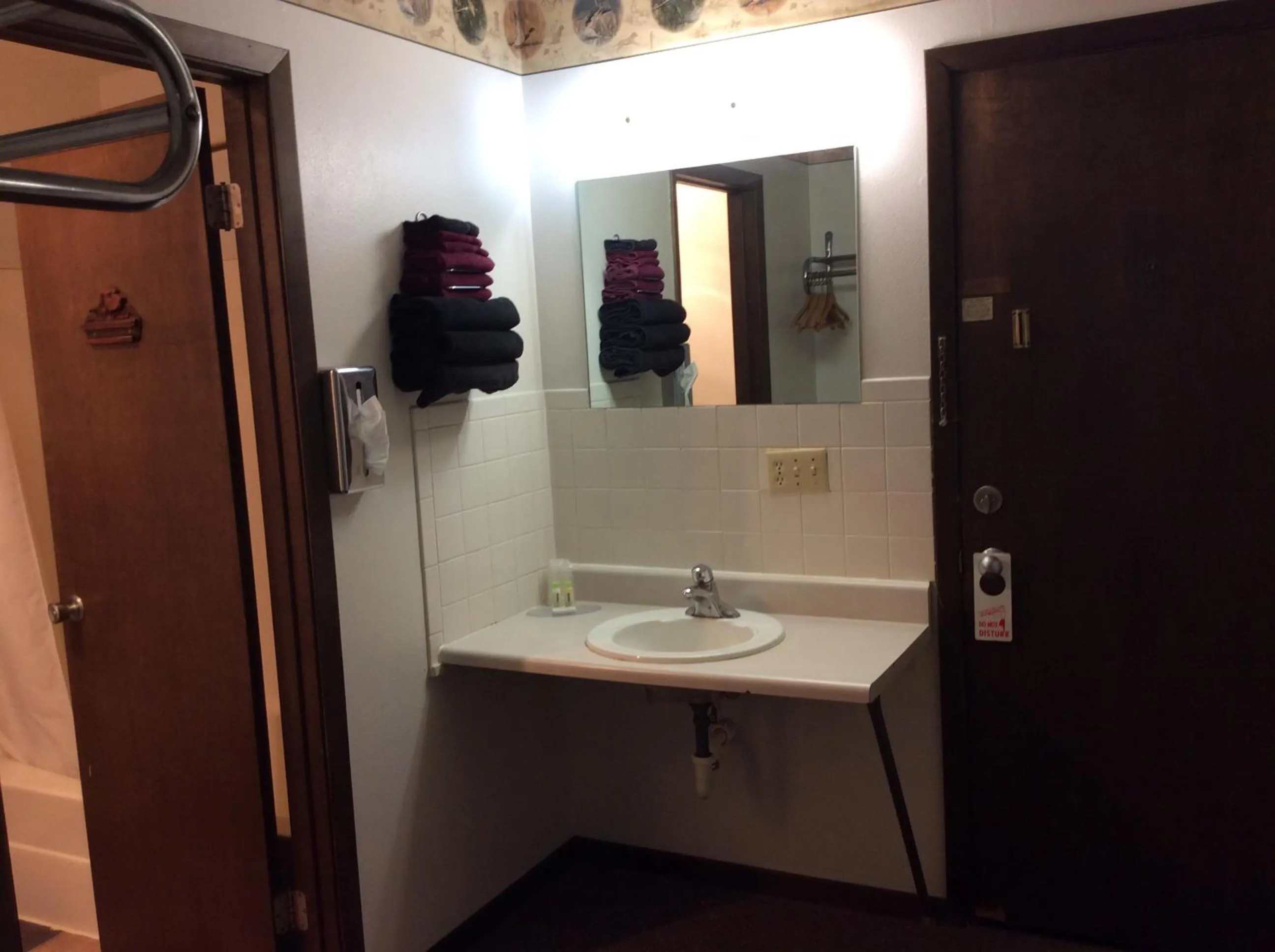 Bathroom in Sports Club Motel