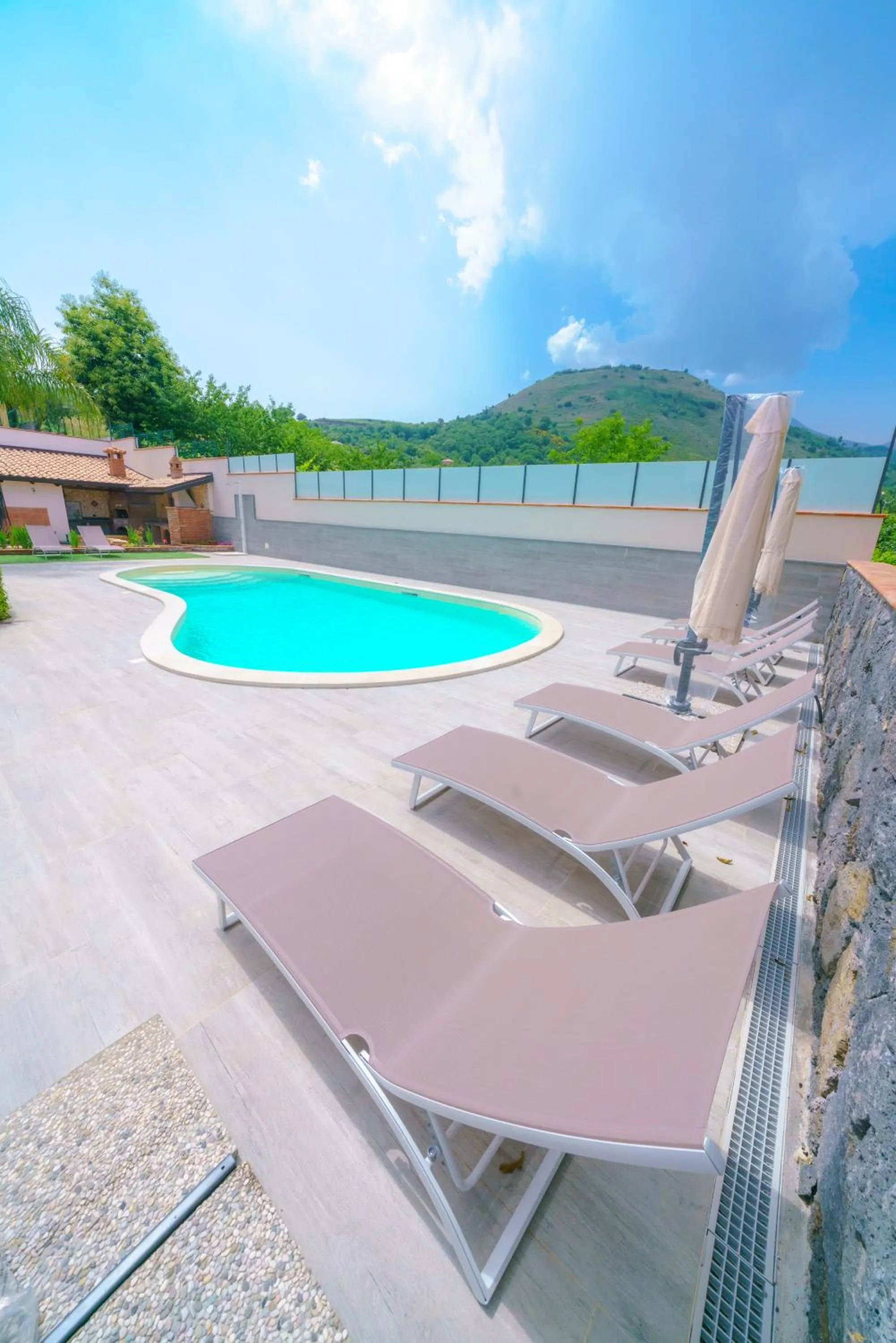 Swimming pool in Bedda Mia Etna House B&B