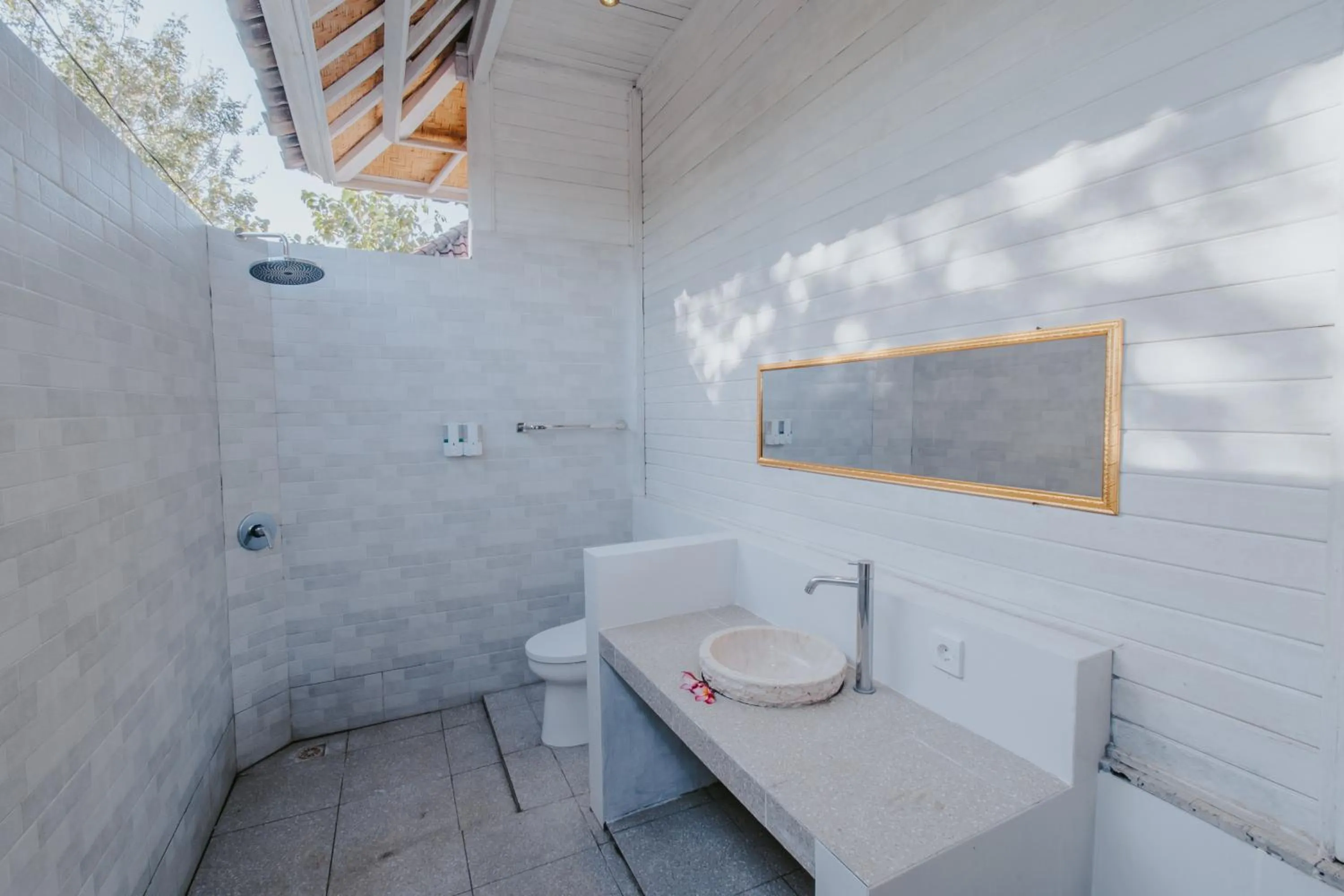 Shower in Paluh Beach Huts