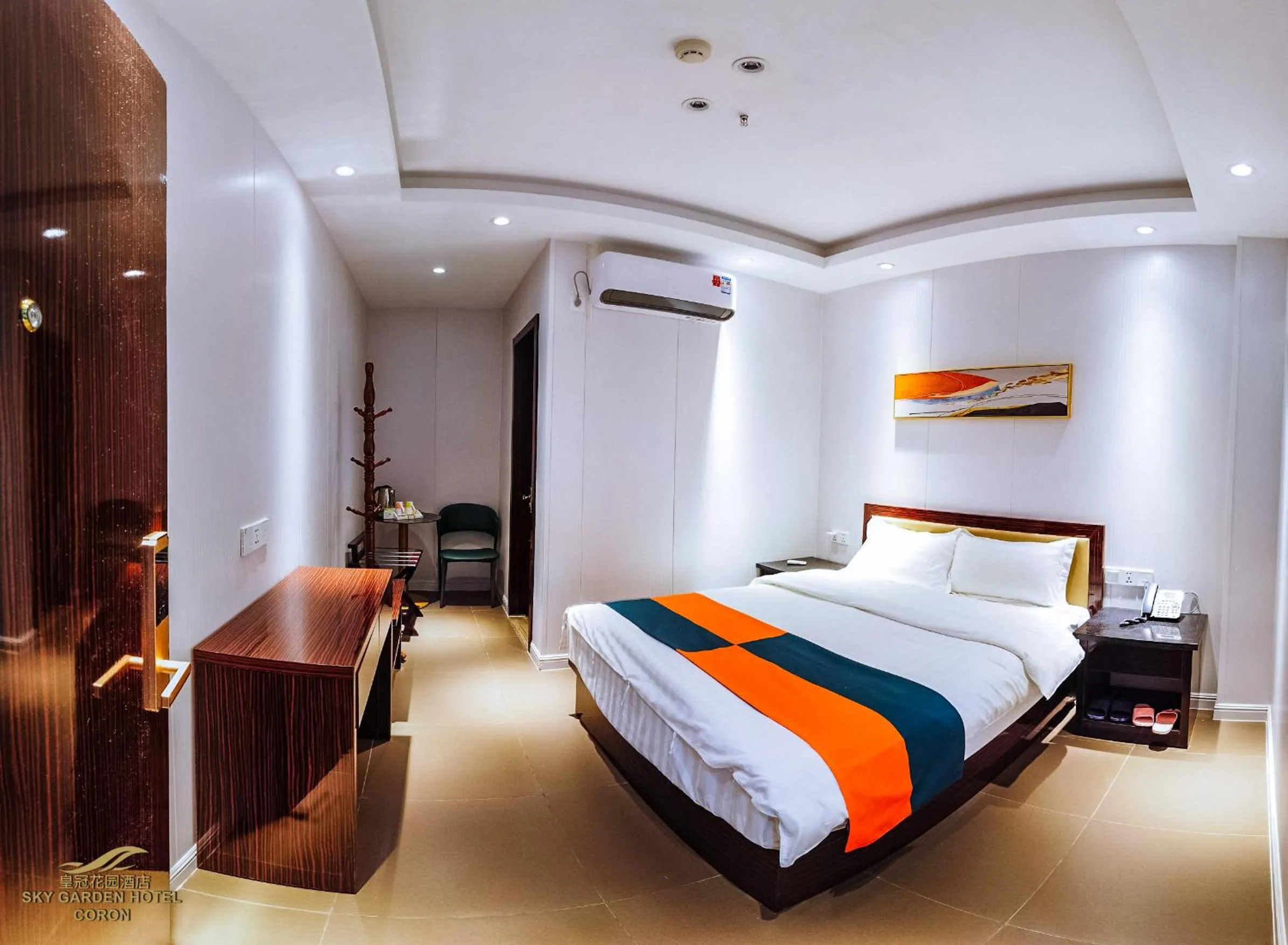 Bed in Sky Garden Hotel