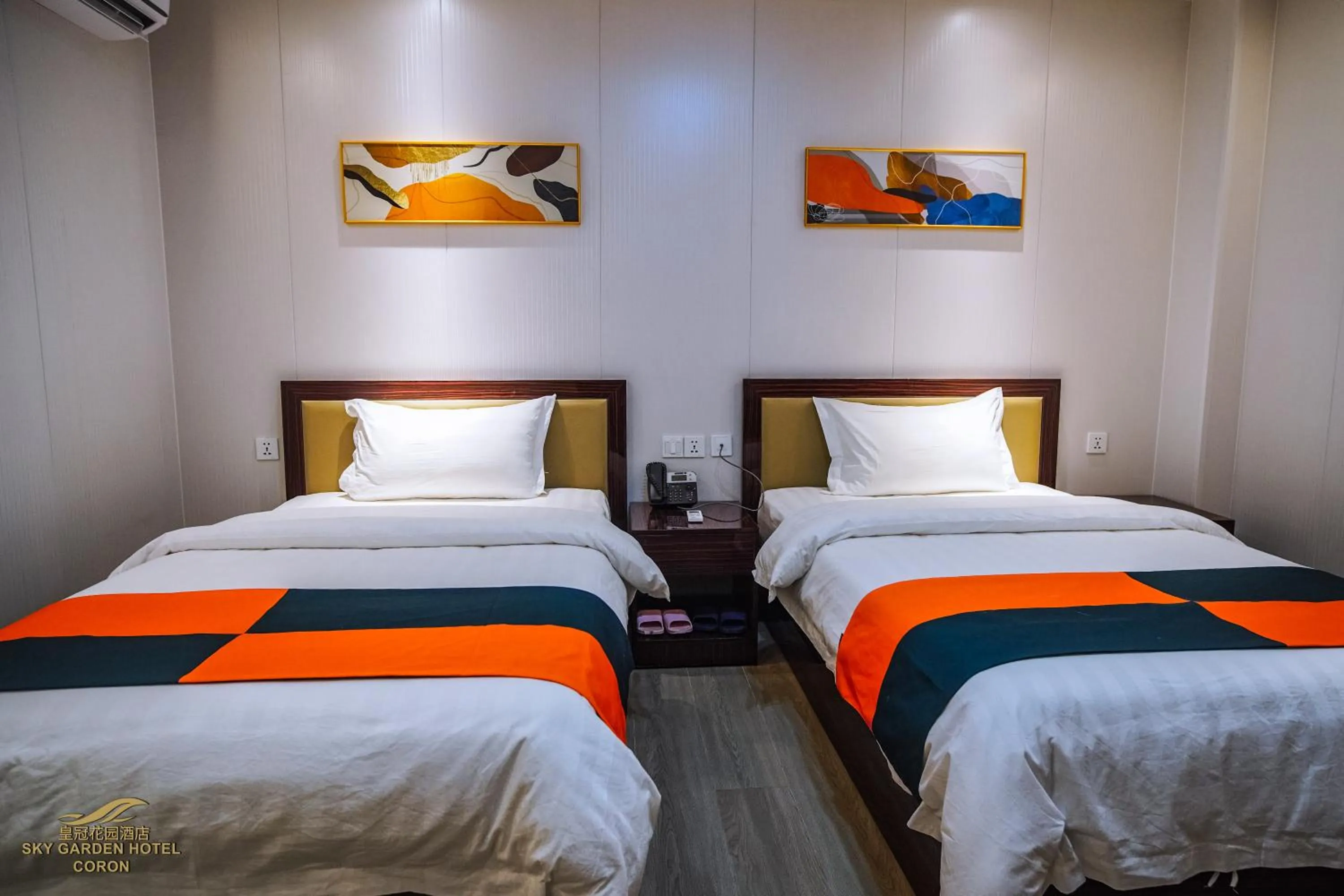 Bed in Sky Garden Hotel