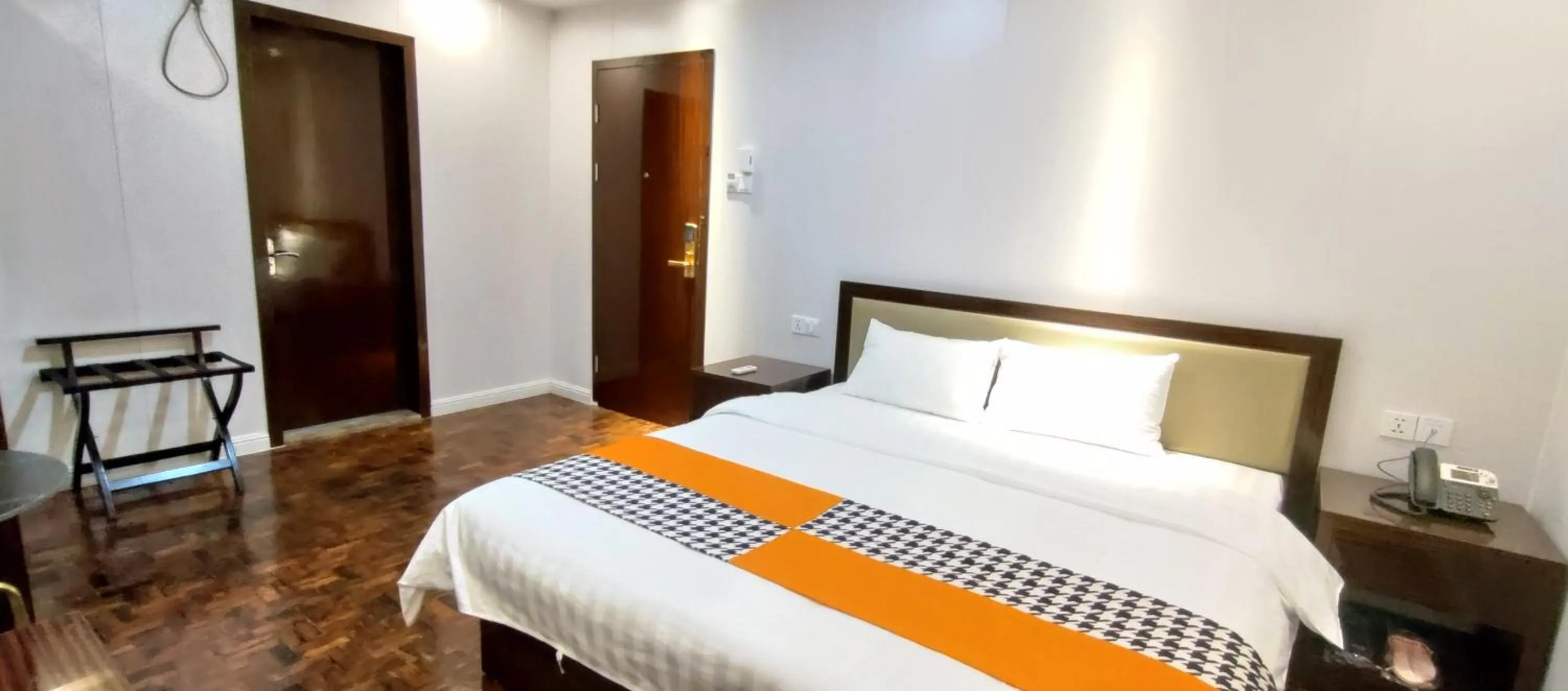 Bed in Sky Garden Hotel