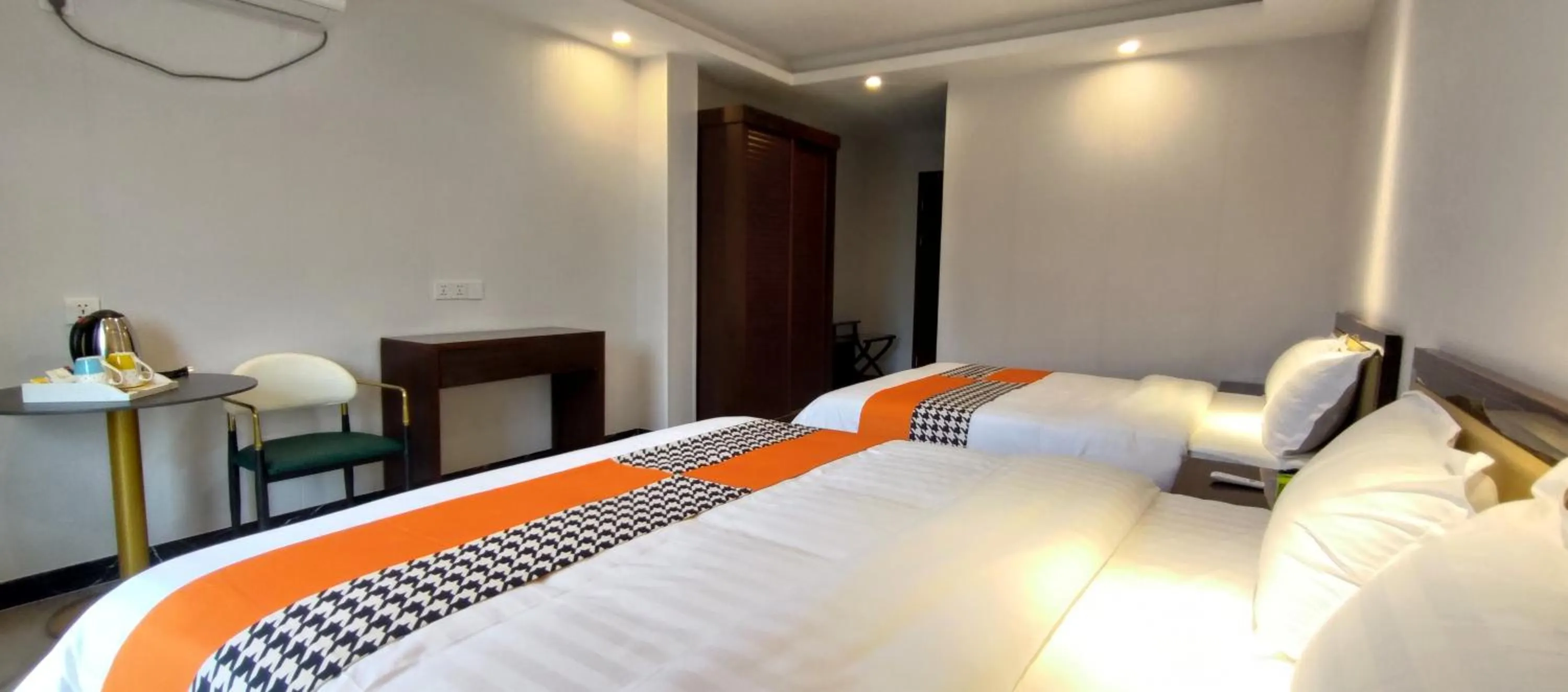 Photo of the whole room, Bed in Sky Garden Hotel