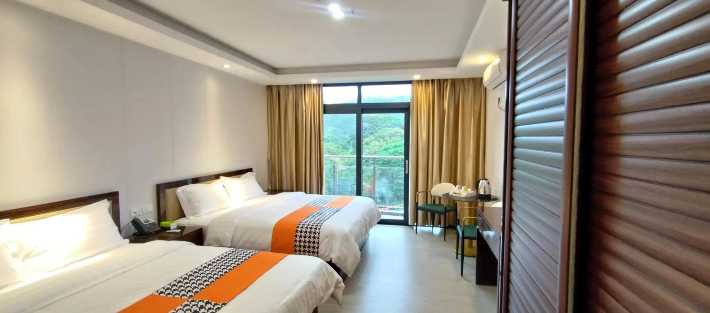 Photo of the whole room, Bed in Sky Garden Hotel