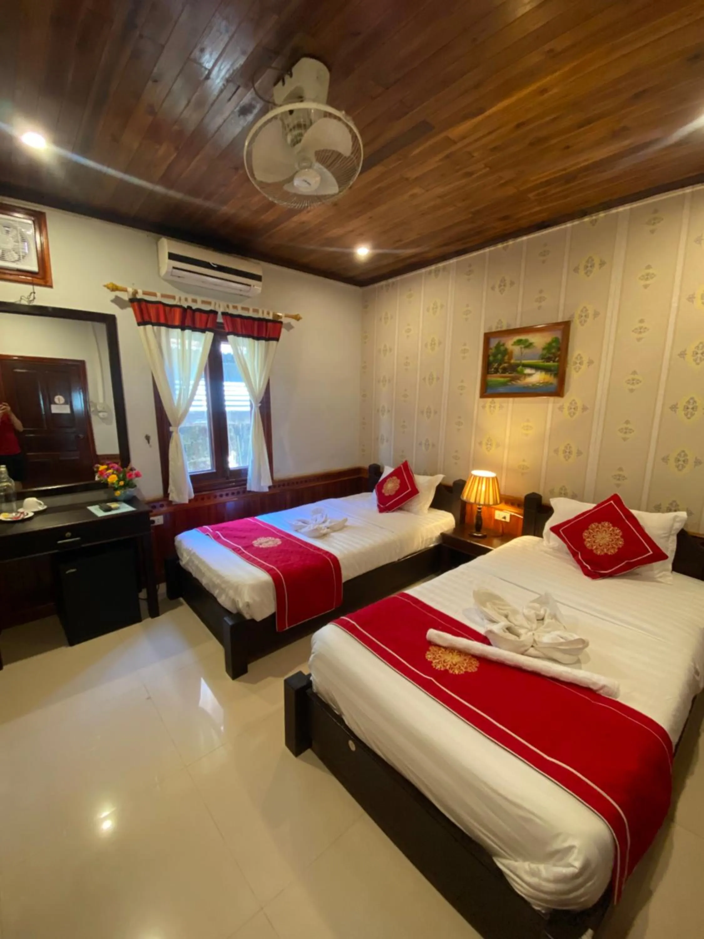 Bedroom, Bed in Golden Lotus Boutique Hotel