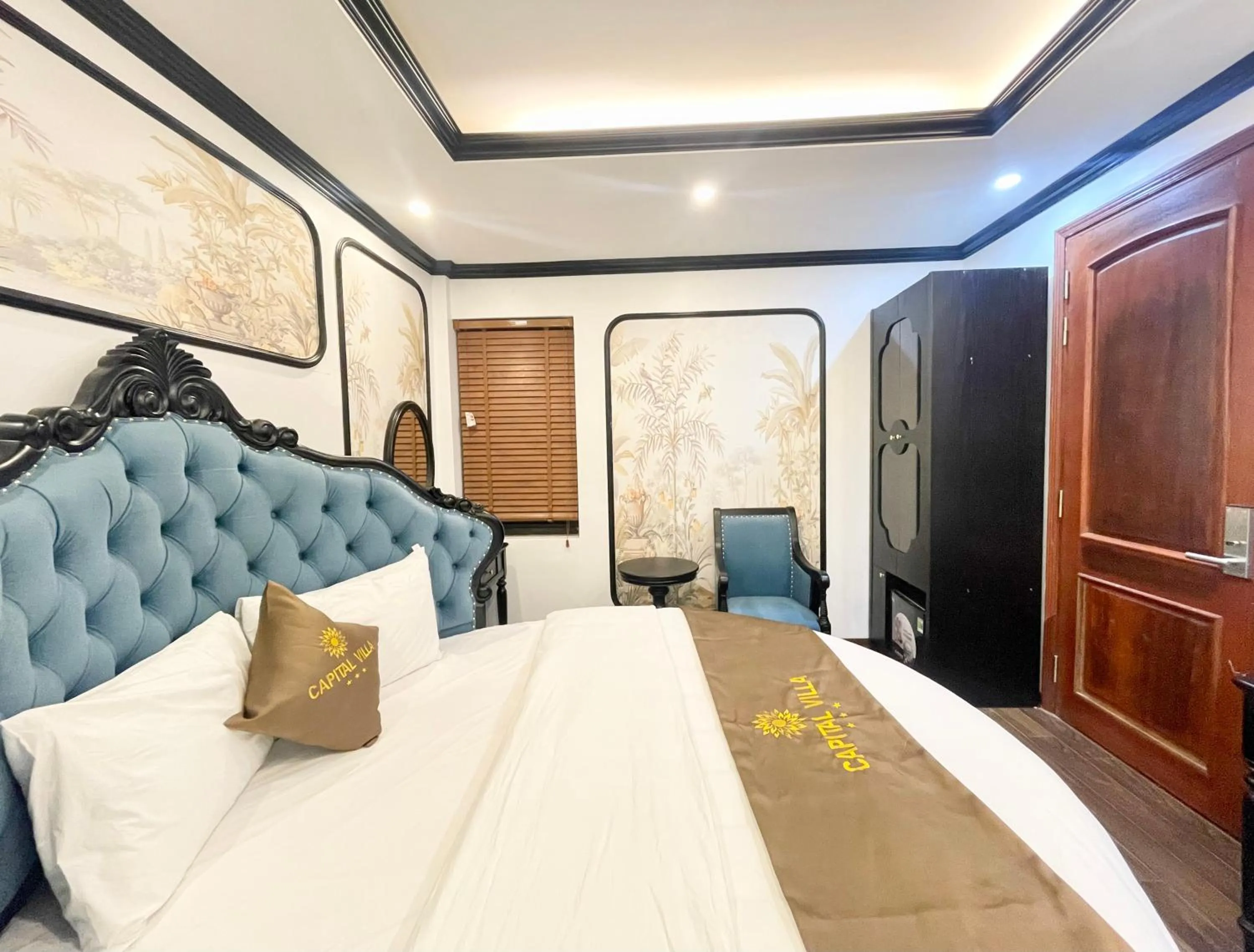 Bed in Capital CauGiay Hotel