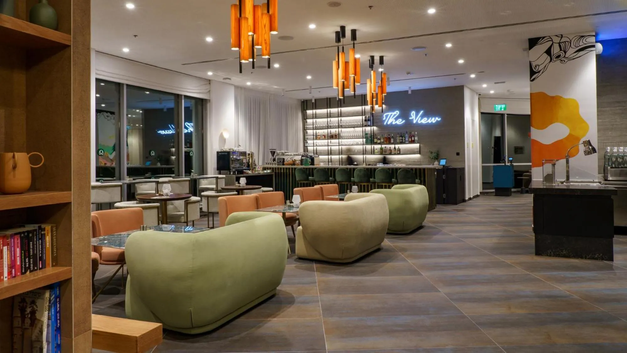 Communal lounge/ TV room in Almond Hotel - Adults only