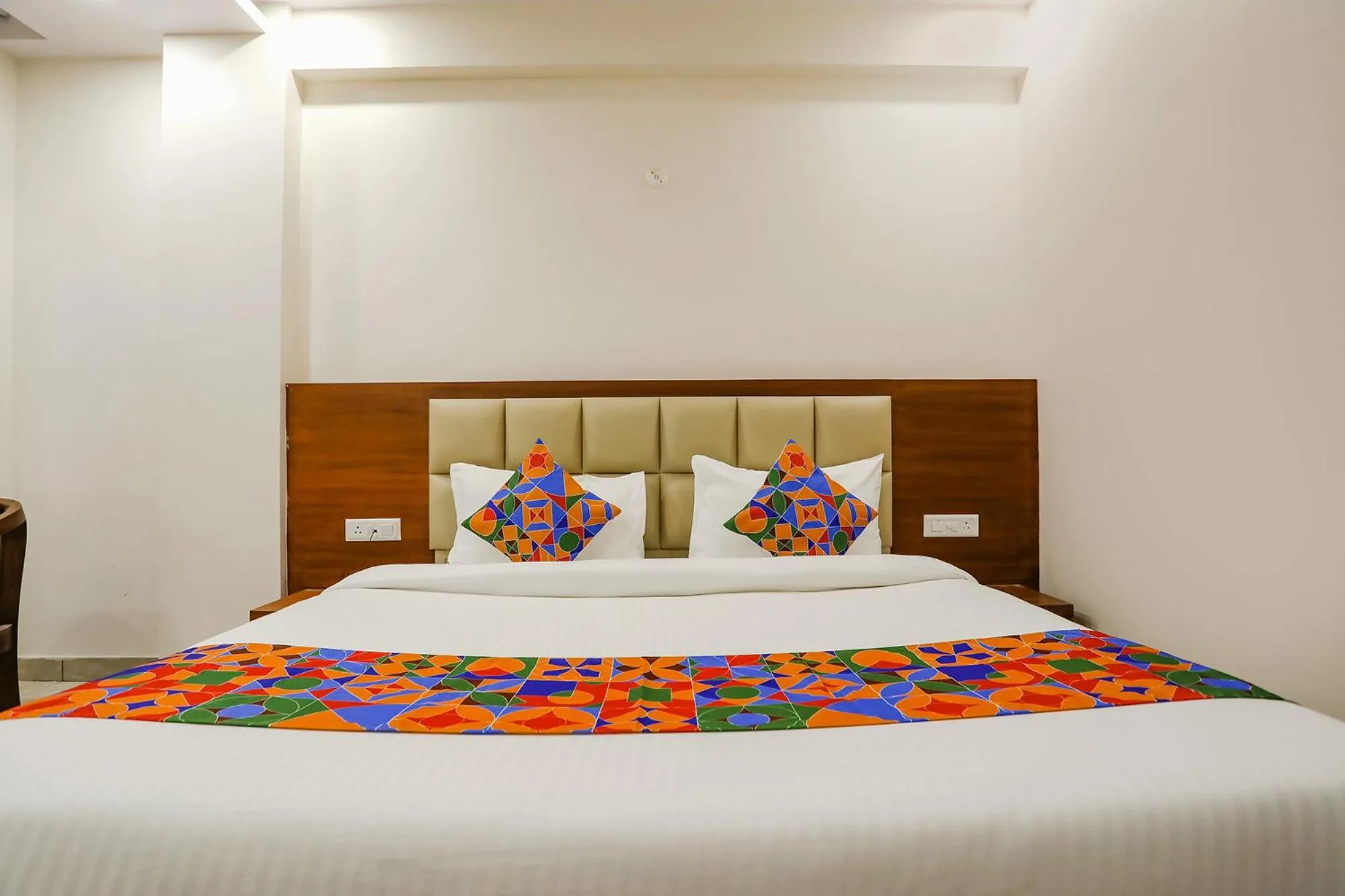 Bed in FabHotel Aman Sara