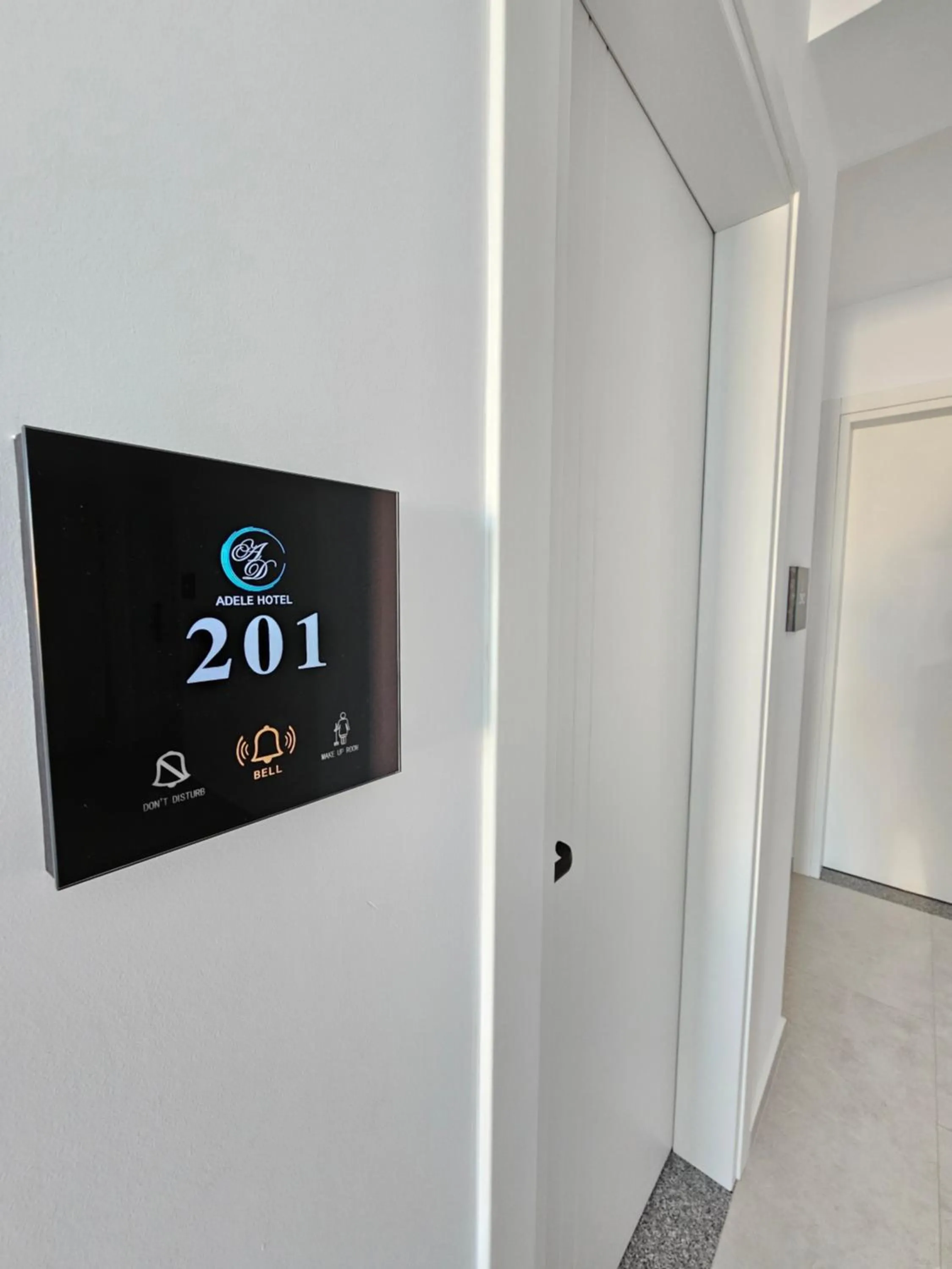 Logo/Certificate/Sign in Adele Hotel Ksamil