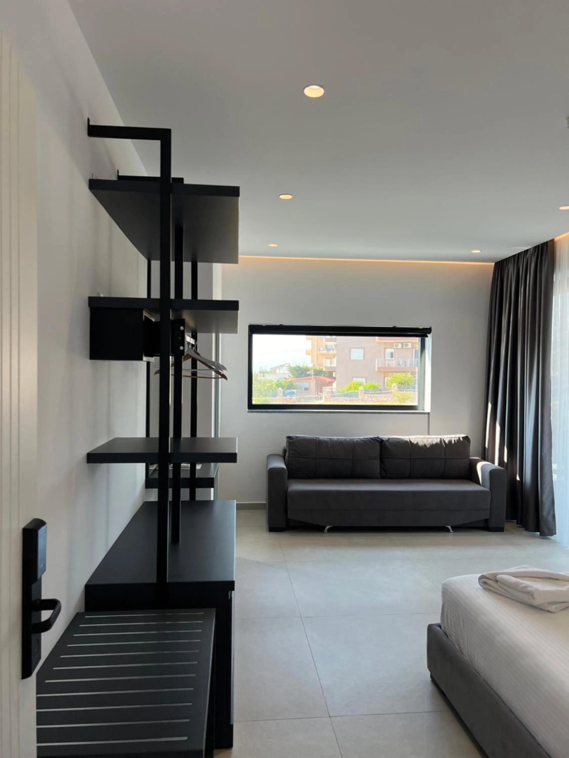 Bed in Adele Hotel Ksamil