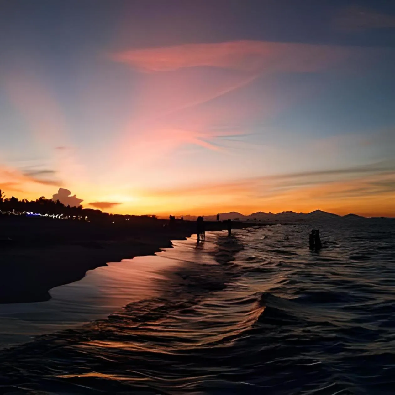 Sunrise in Cua Dai Beach Homestay