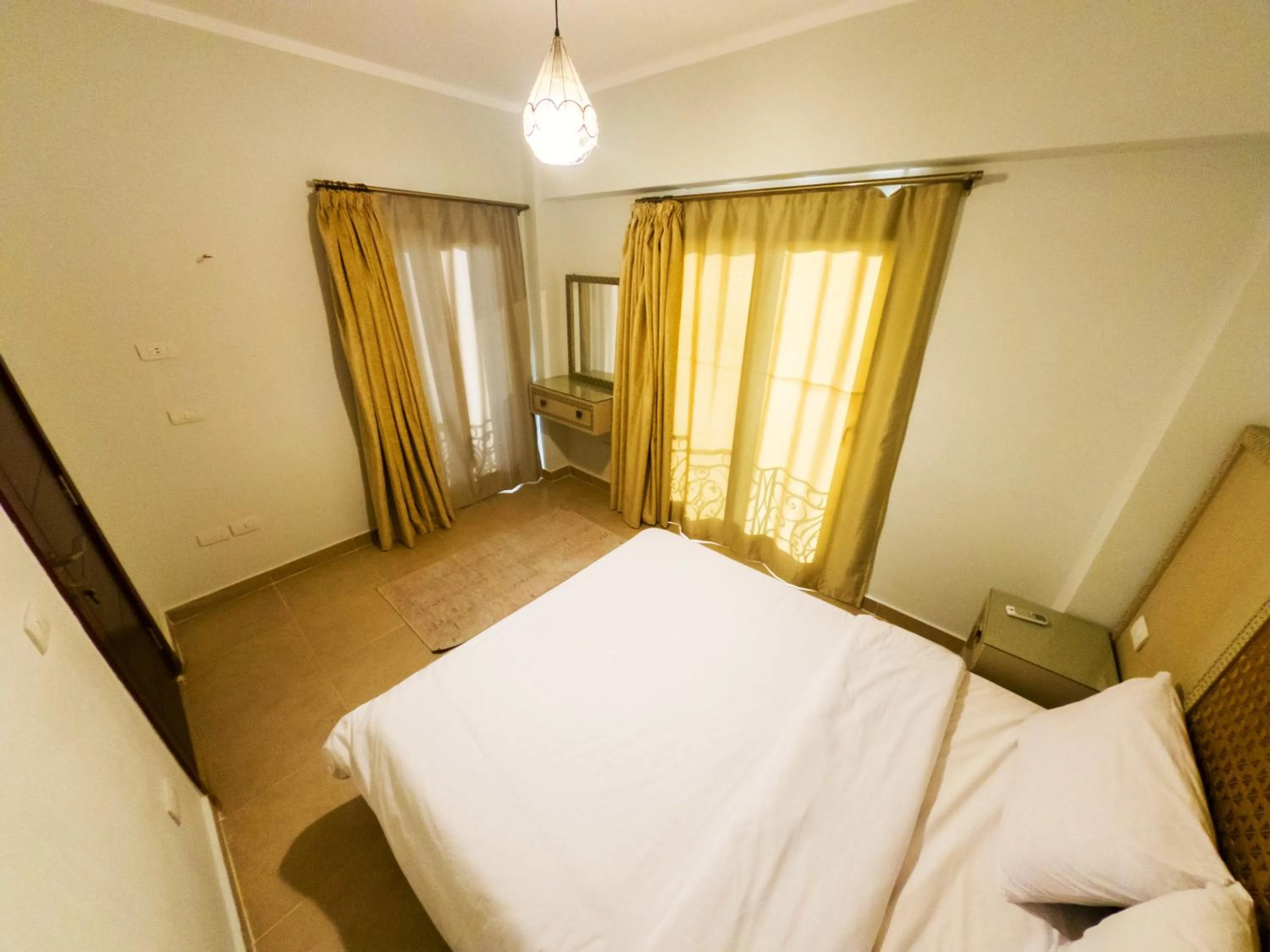 Bed in Blue Residence Dahab