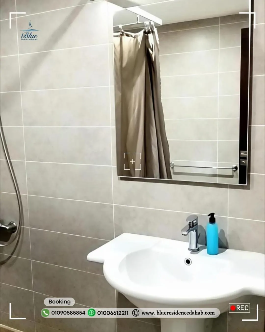 Shower in Blue Residence Dahab