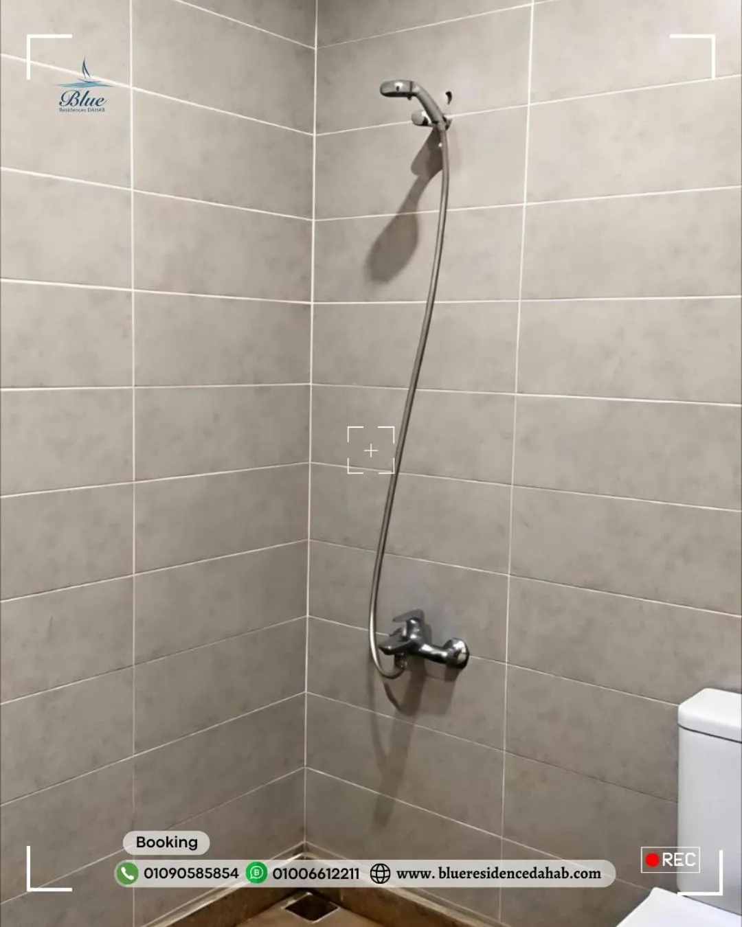 Shower in Blue Residence Dahab