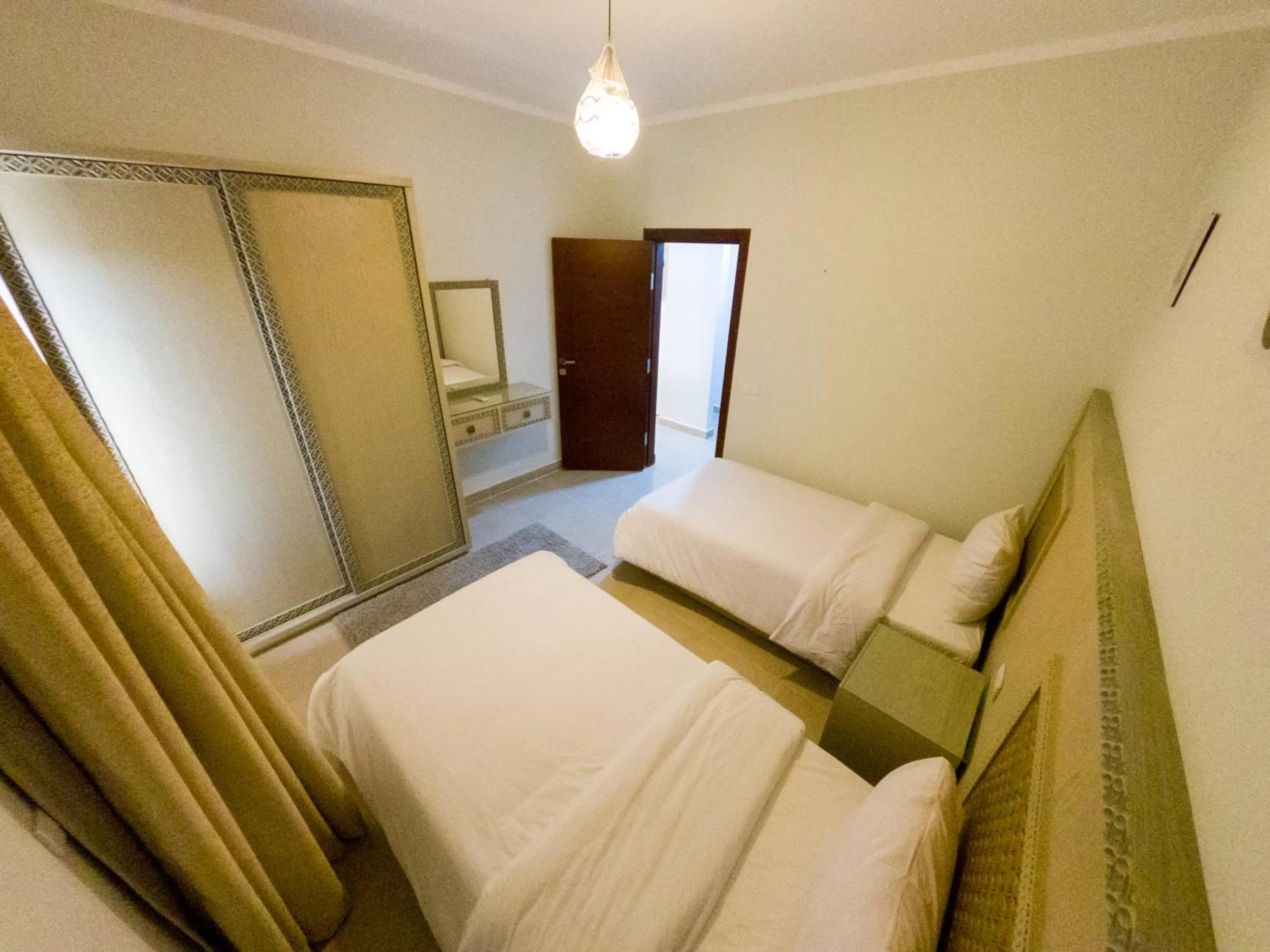 Bed in Blue Residence Dahab