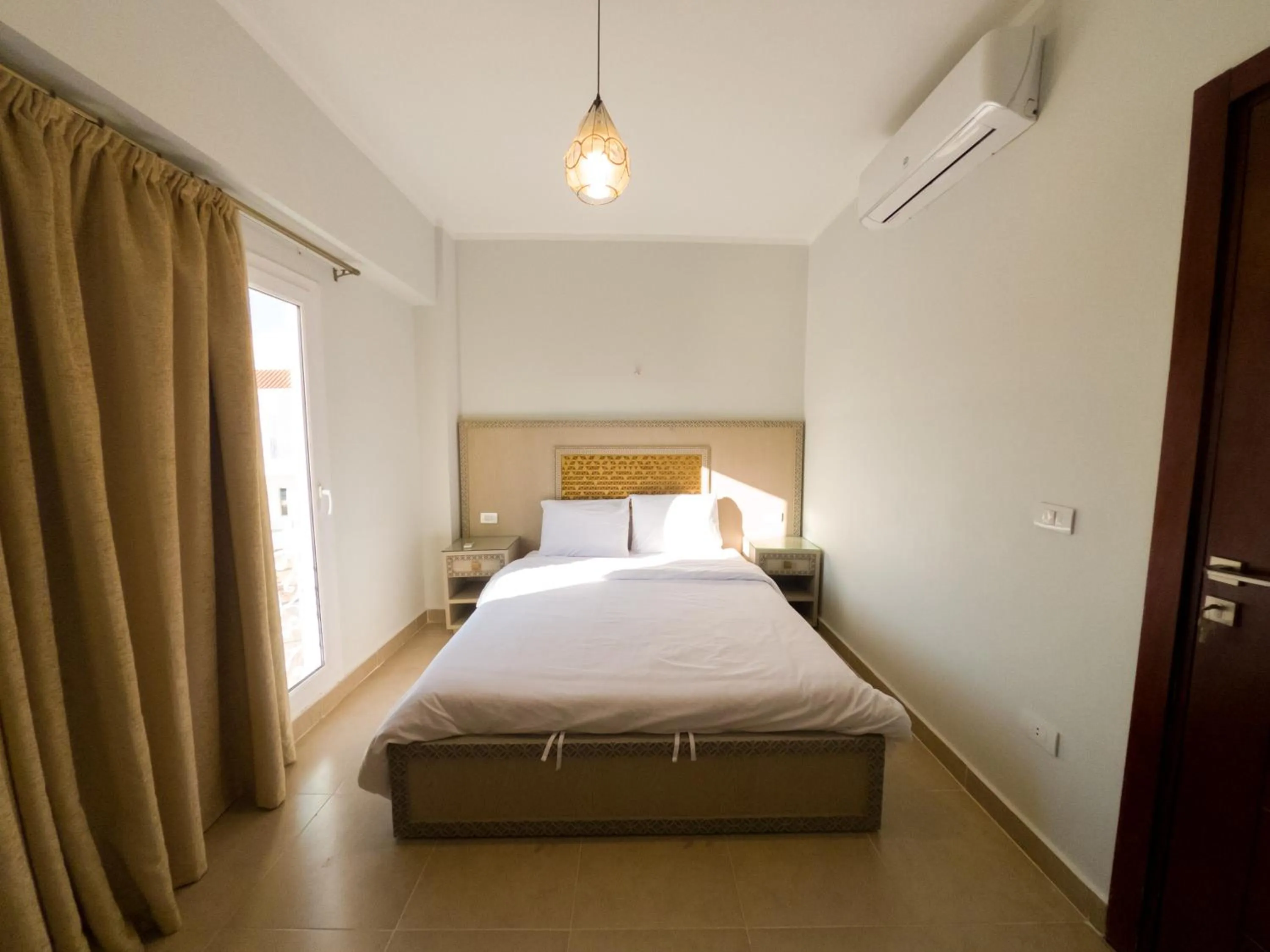 Bed in Blue Residence Dahab