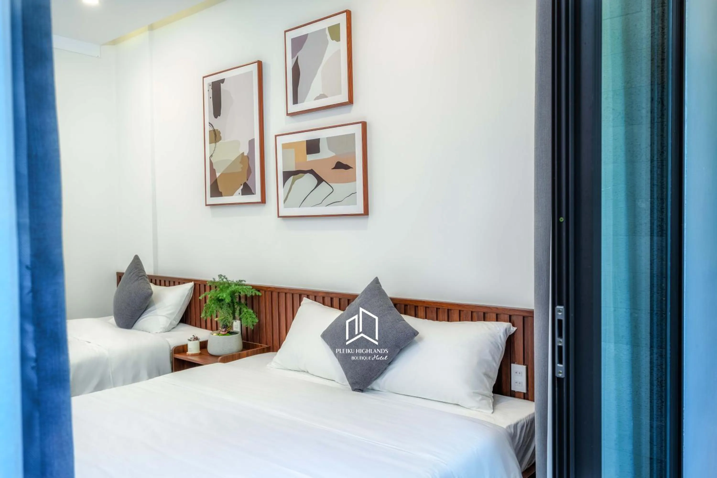 Photo of the whole room, Bed in PLEIKU HIGHLANDS BOUTIQUE HOTEL